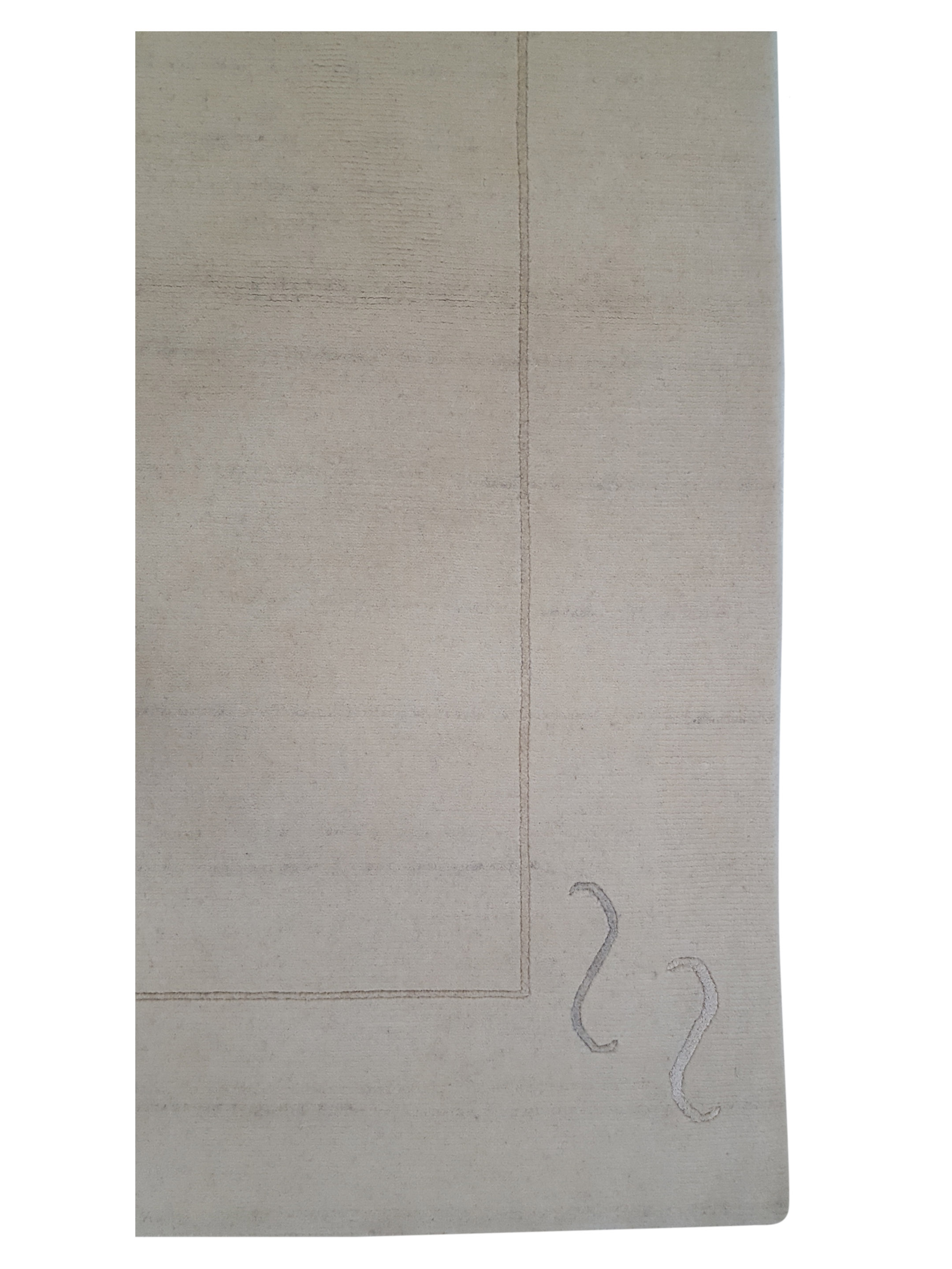 Tranquality Hand Knotted Ivory 4x6 - Image 4 of 6
