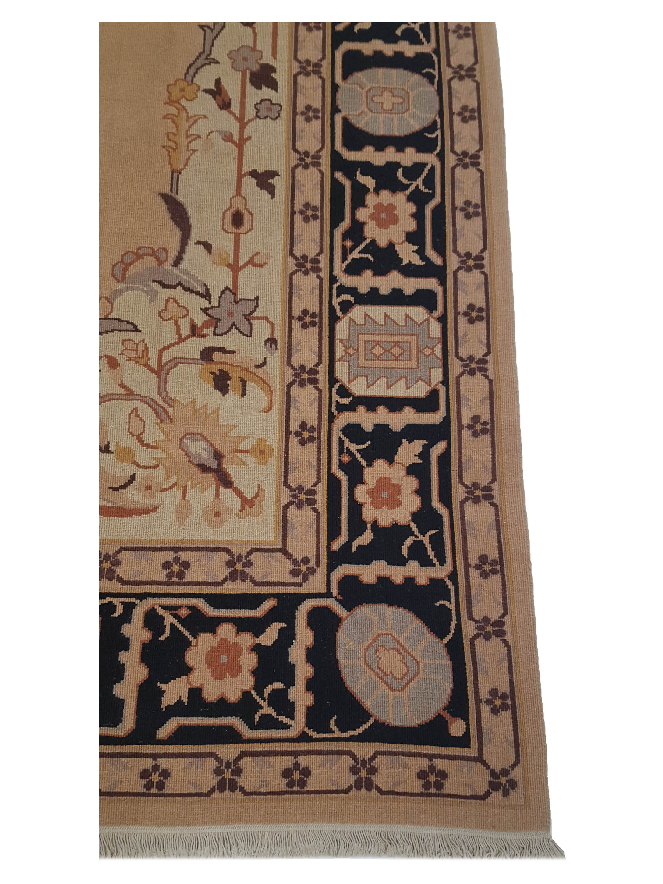 Summak Hand Knotted Beige 9x12 - Image 4 of 6