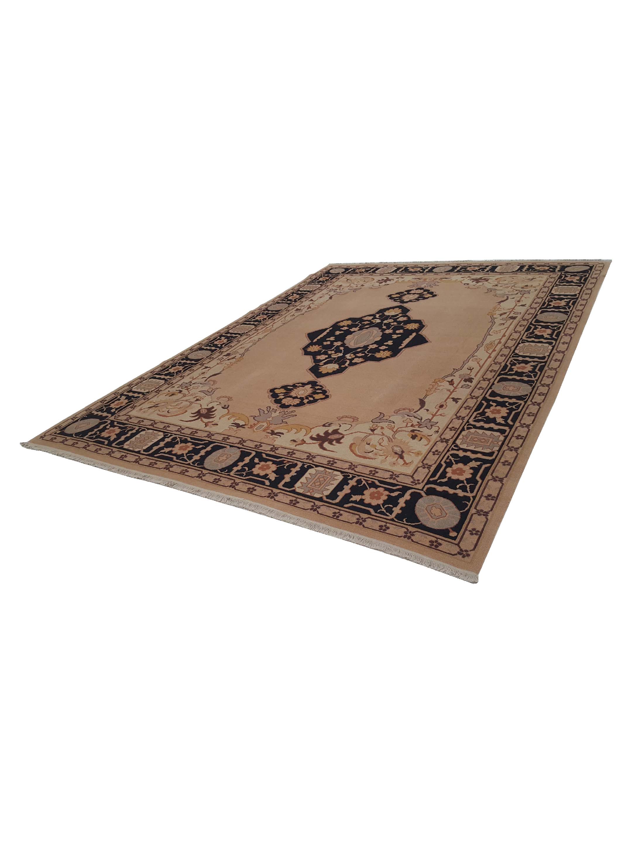 Summak Hand Knotted Beige 9x12 - Image 6 of 6
