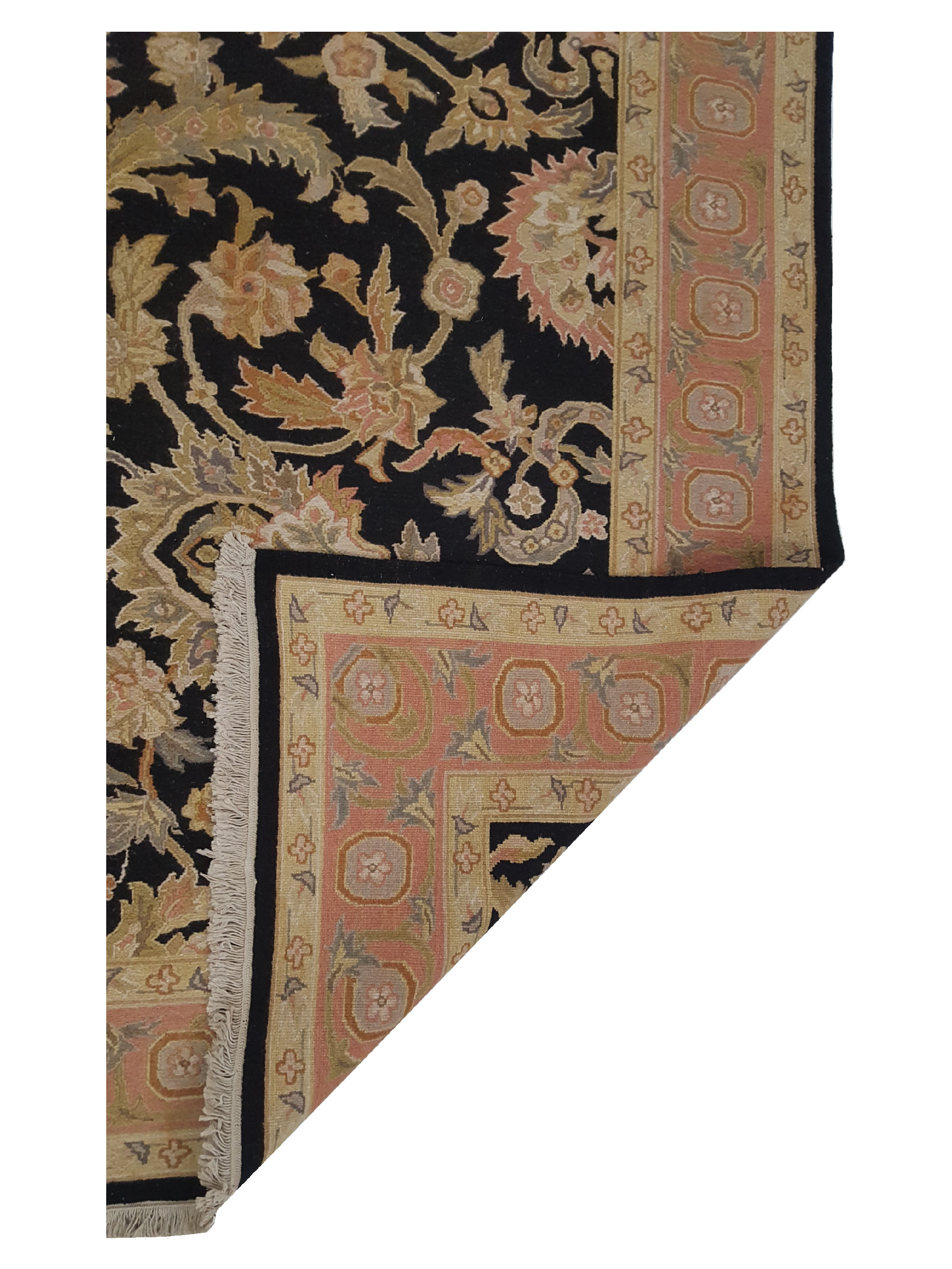 Summak Hand Knotted Black 9x12 - Image 3 of 6