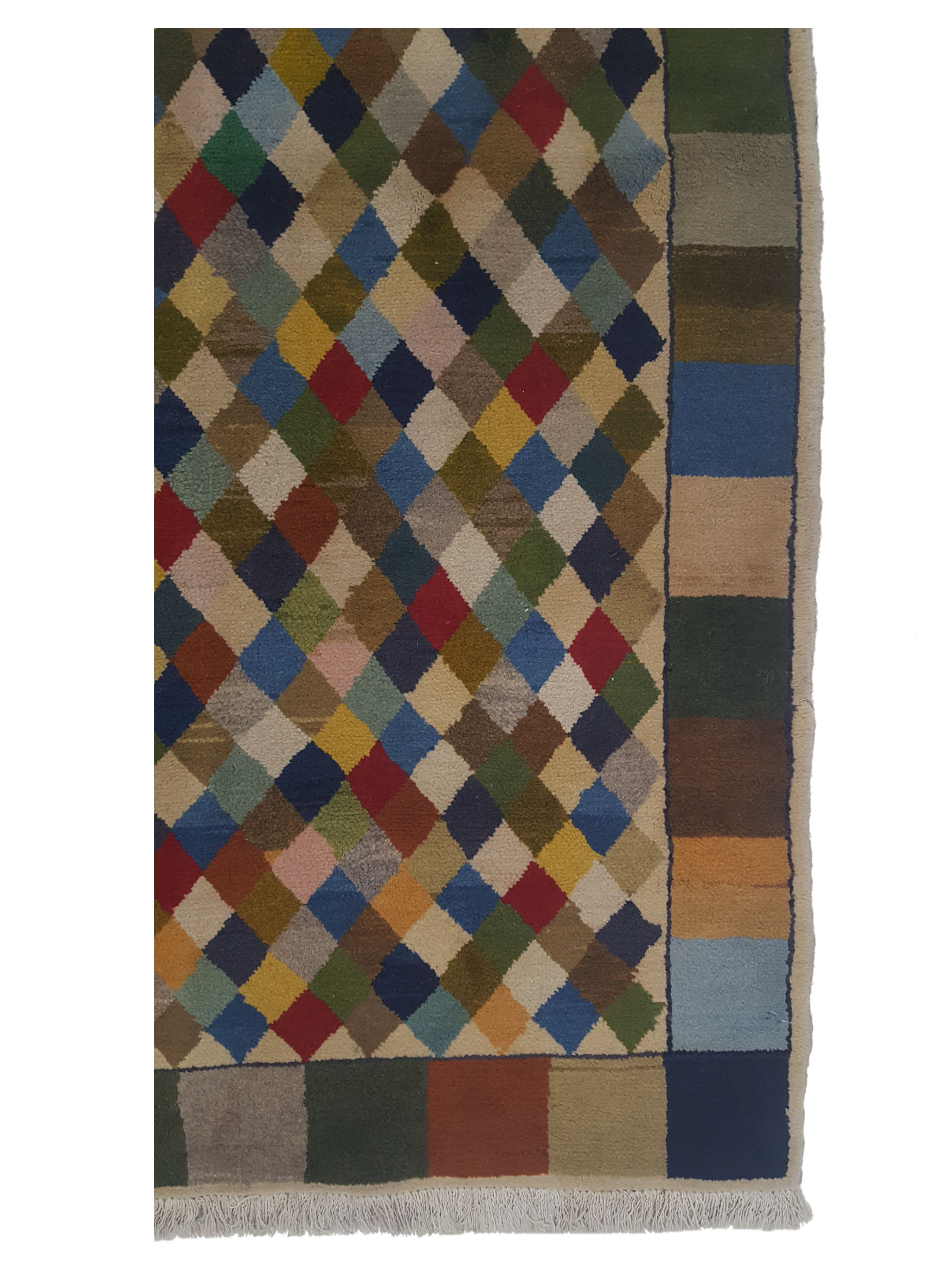 Gabbeh Hand Knotted Multi 4x10 - Image 3 of 6