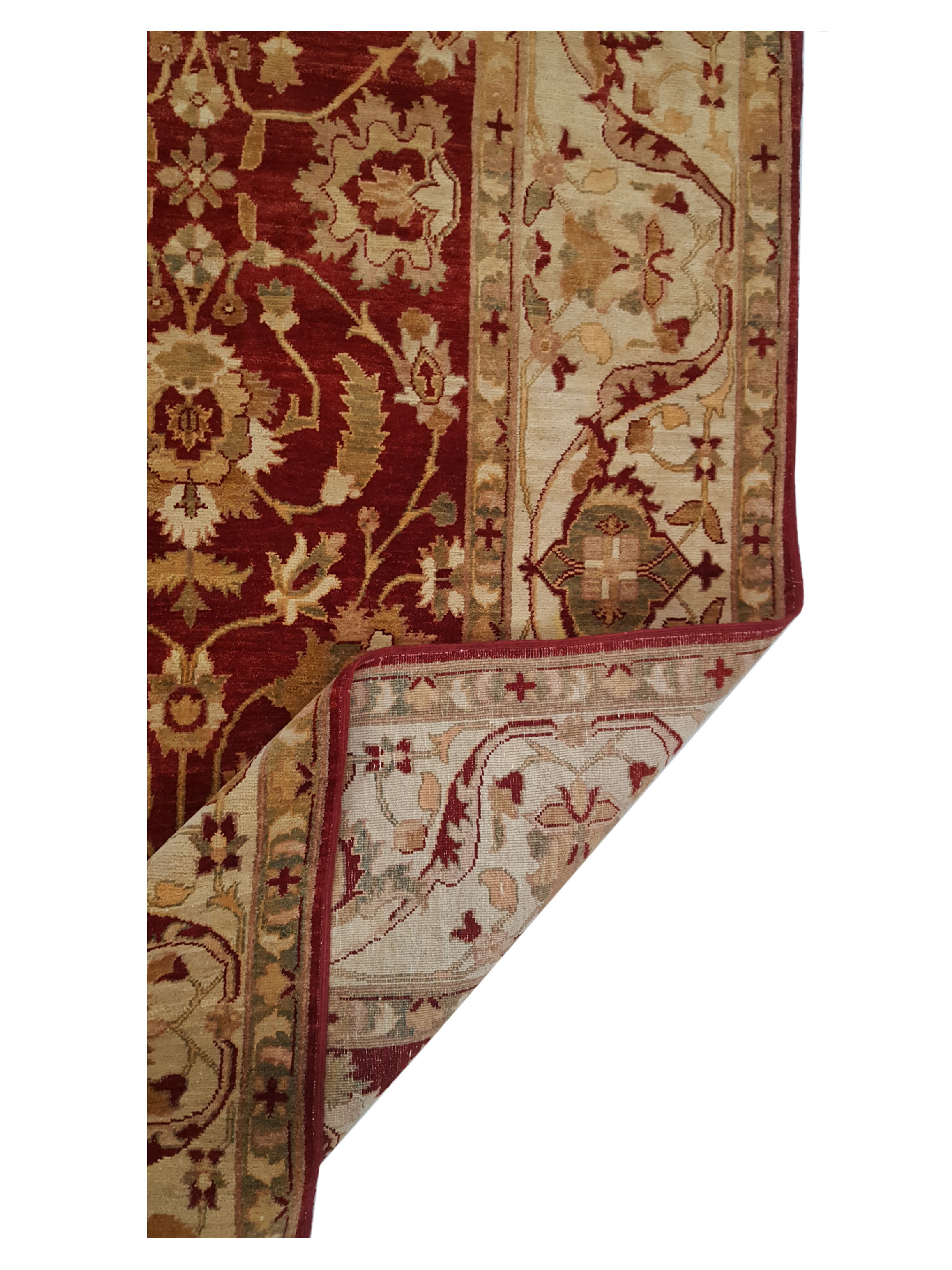Ziegler Hand Knotted Red 12x15 - Image 3 of 6