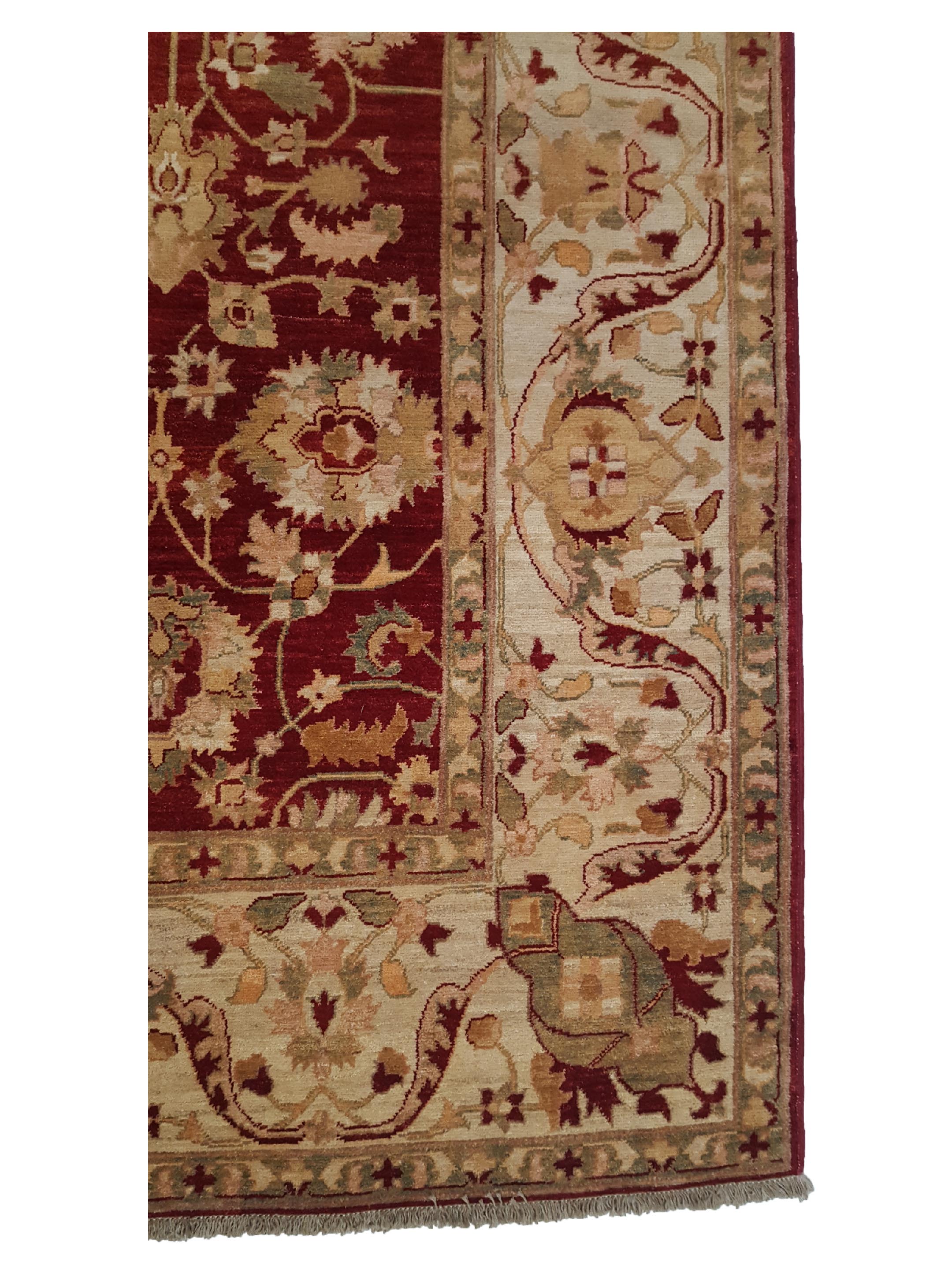 Ziegler Hand Knotted Red 12x15 - Image 4 of 6