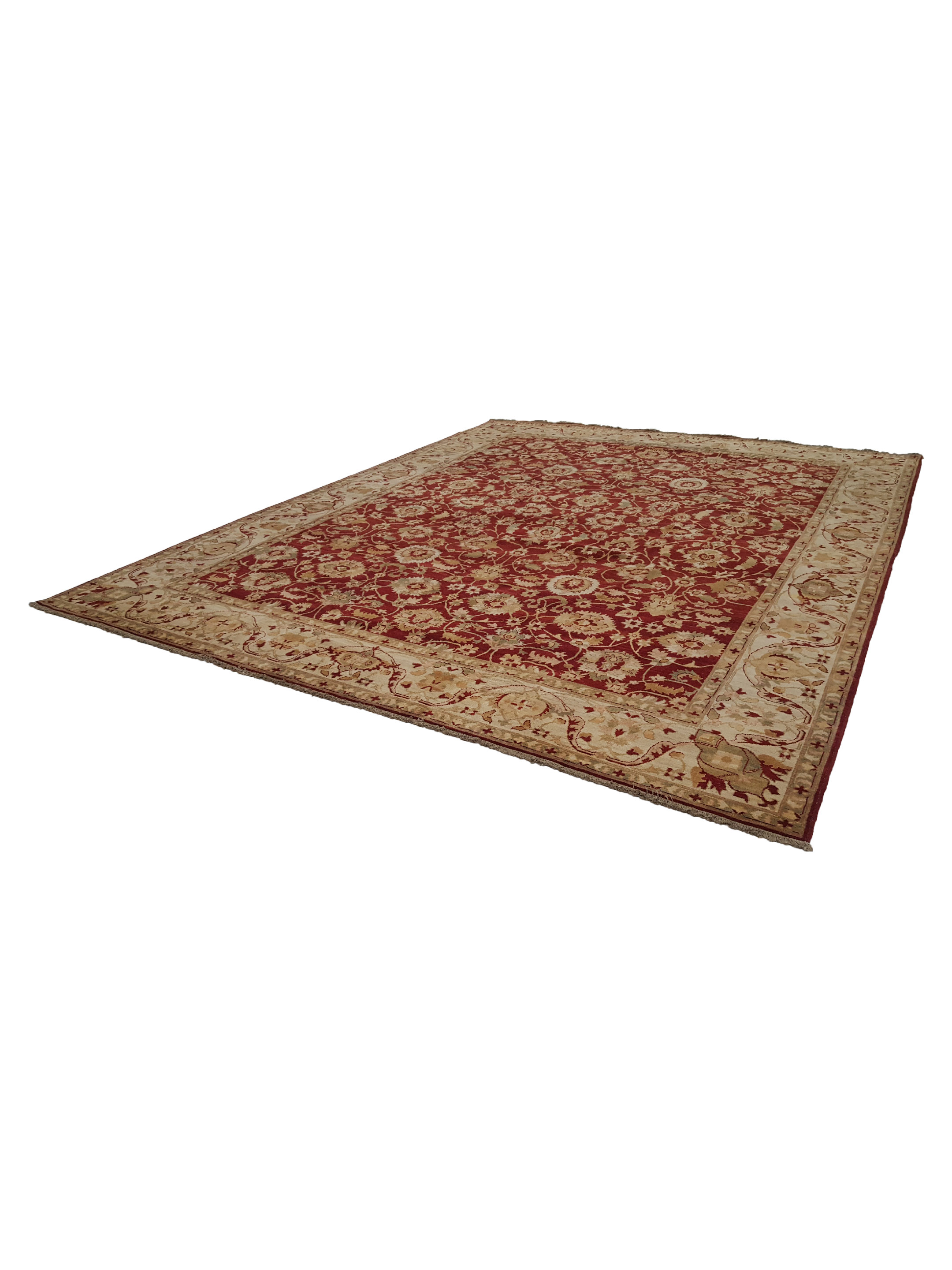 Ziegler Hand Knotted Red 12x15 - Image 6 of 6