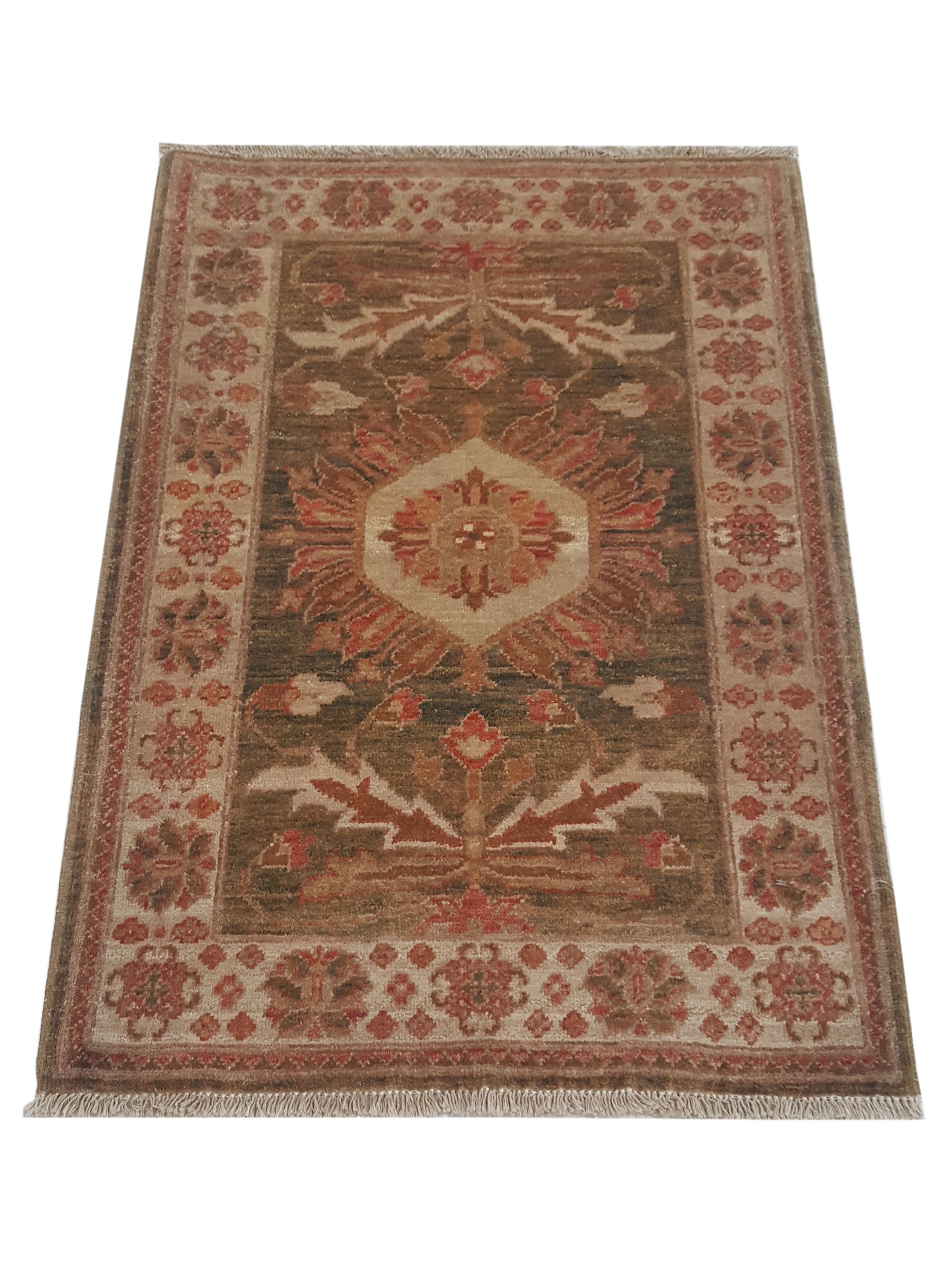 Ziegler Hand Knotted Brown 3x4 - Image 2 of 6