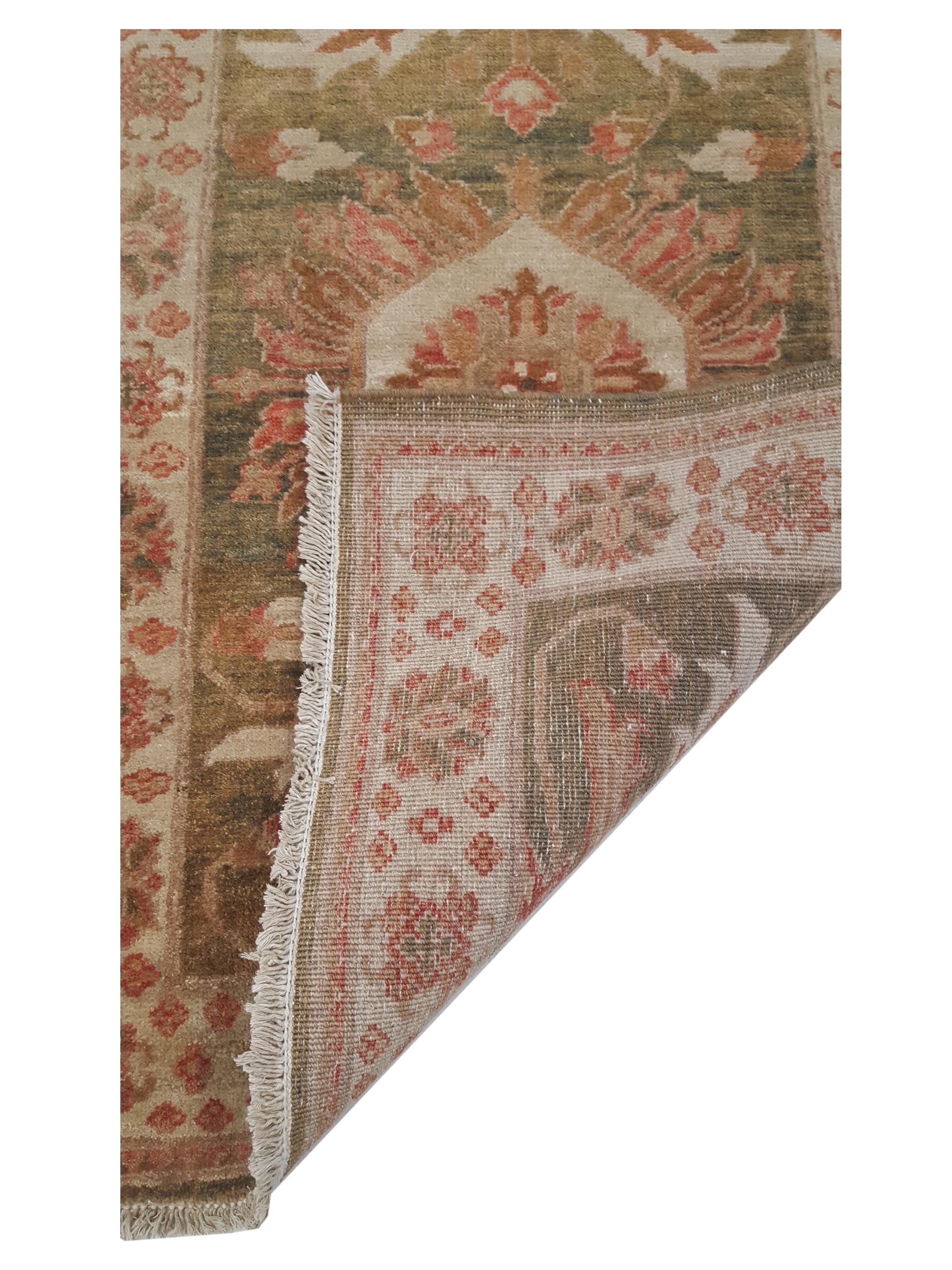 Ziegler Hand Knotted Brown 3x4 - Image 3 of 6