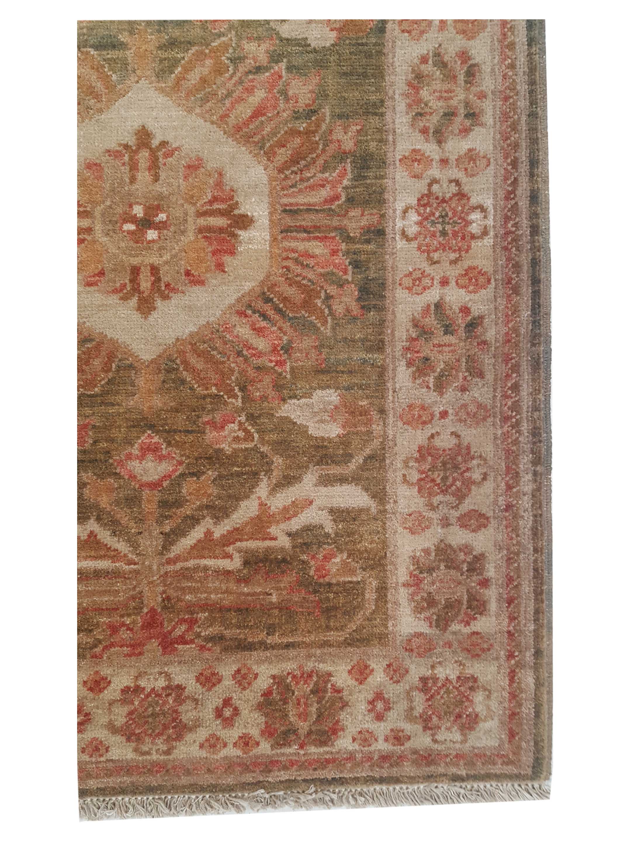 Ziegler Hand Knotted Brown 3x4 - Image 4 of 6