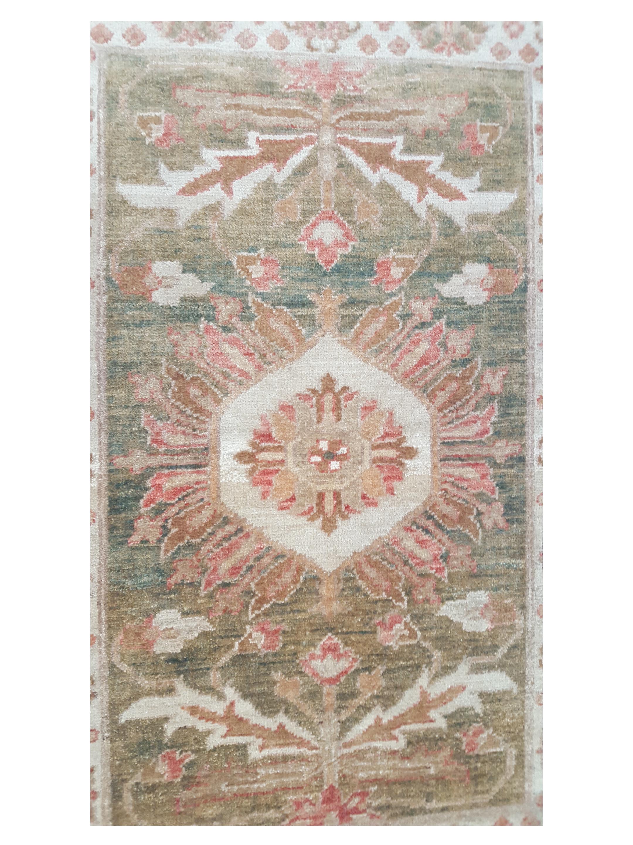Ziegler Hand Knotted Brown 3x4 - Image 5 of 6