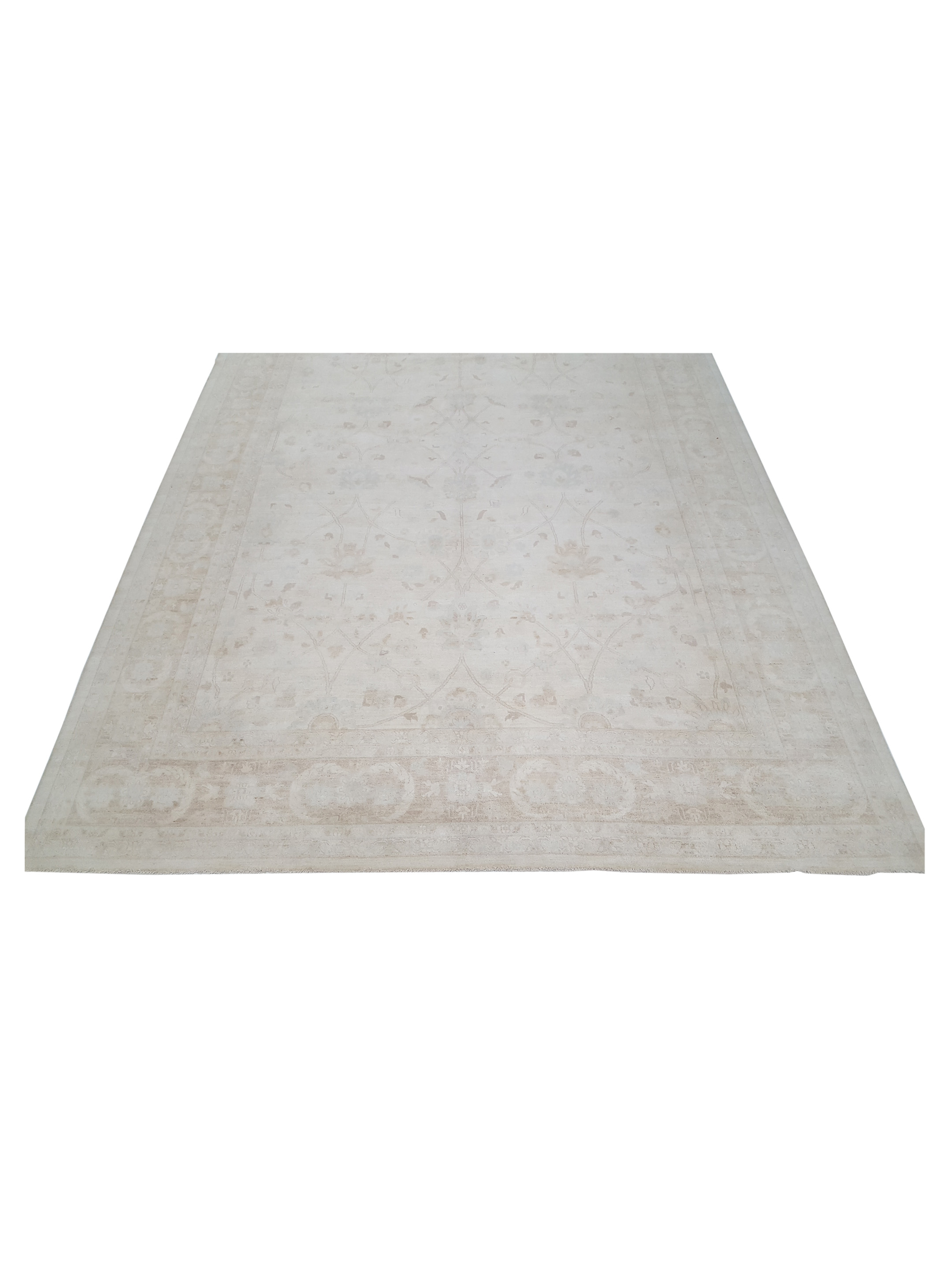 Ziegler Hand Knotted Ivory 12x18 - Image 2 of 7
