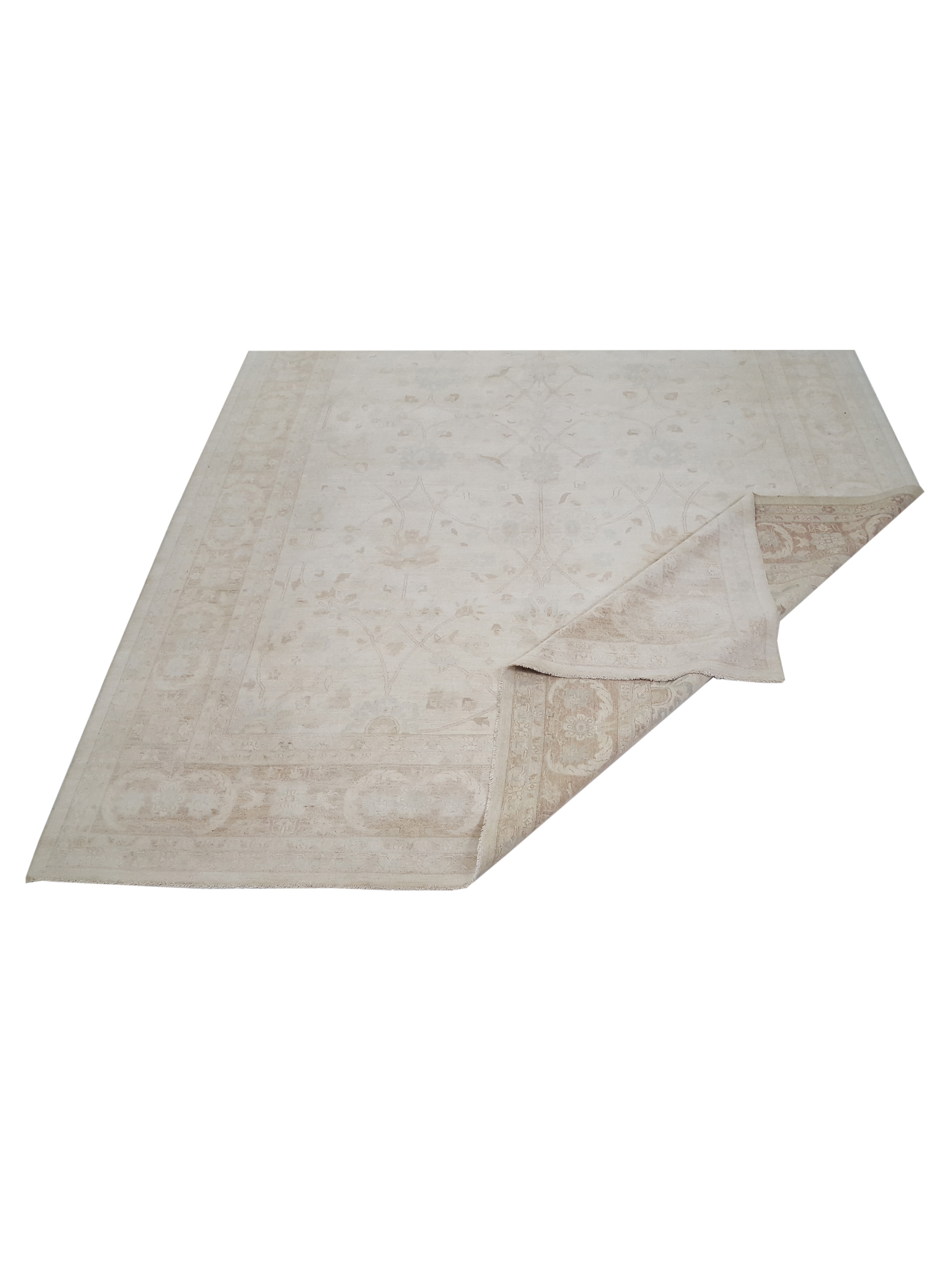 Ziegler Hand Knotted Ivory 12x18 - Image 3 of 7