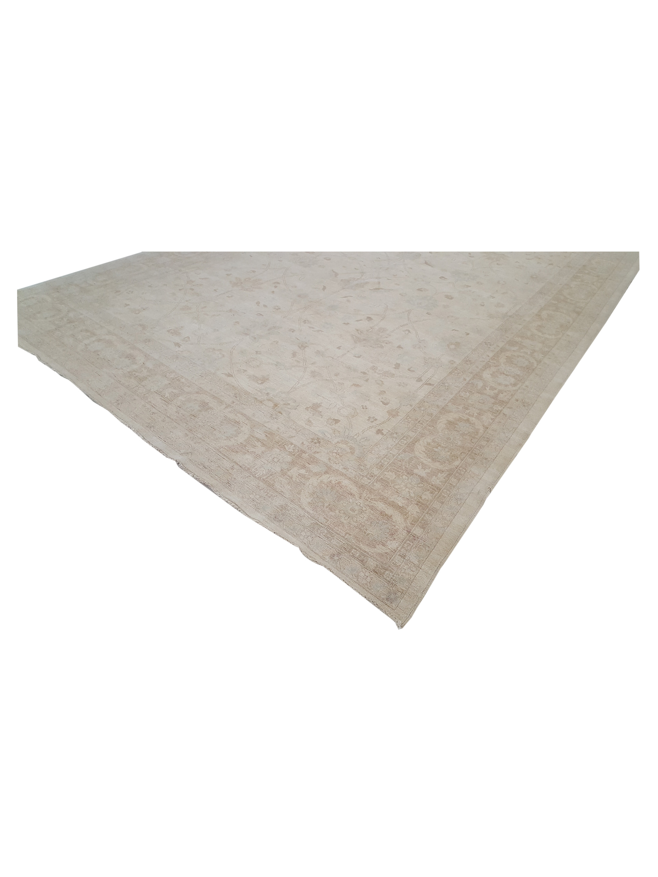 Ziegler Hand Knotted Ivory 12x18 - Image 6 of 7