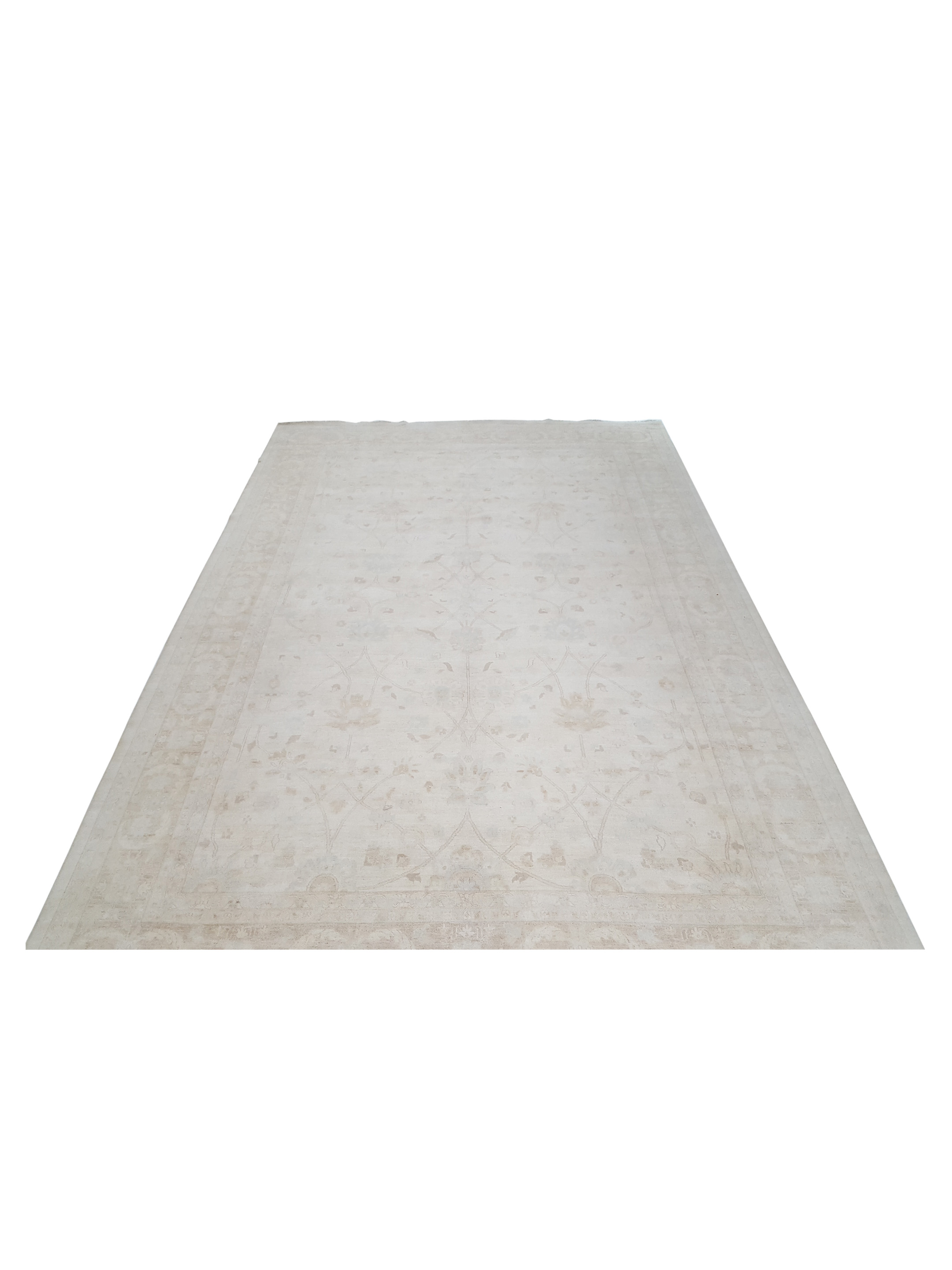 Ziegler Hand Knotted Ivory 12x18 - Image 7 of 7