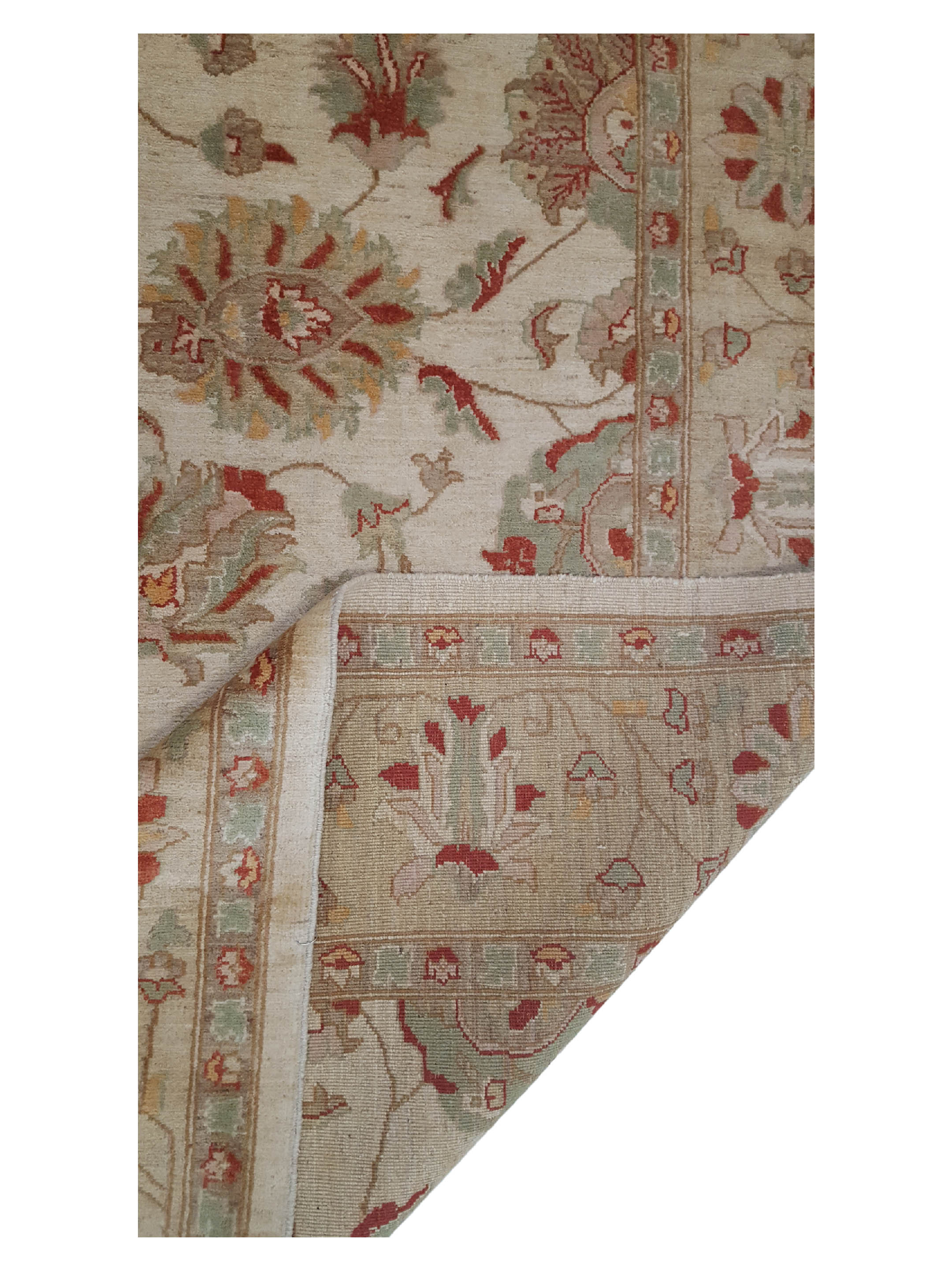 Ziegler Hand Knotted Ivory 8x10 - Image 3 of 6