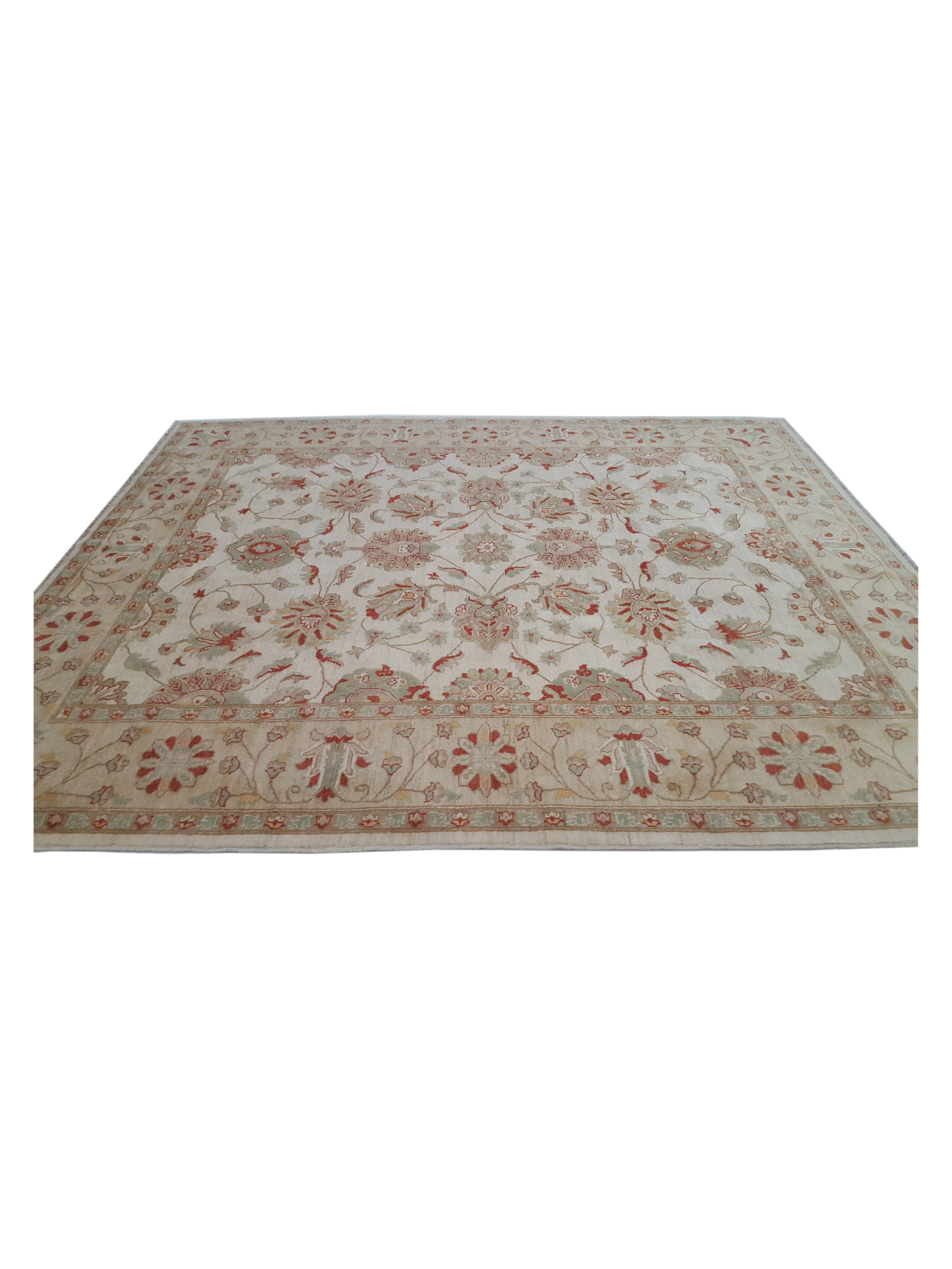 Ziegler Hand Knotted Ivory 8x10 - Image 5 of 6