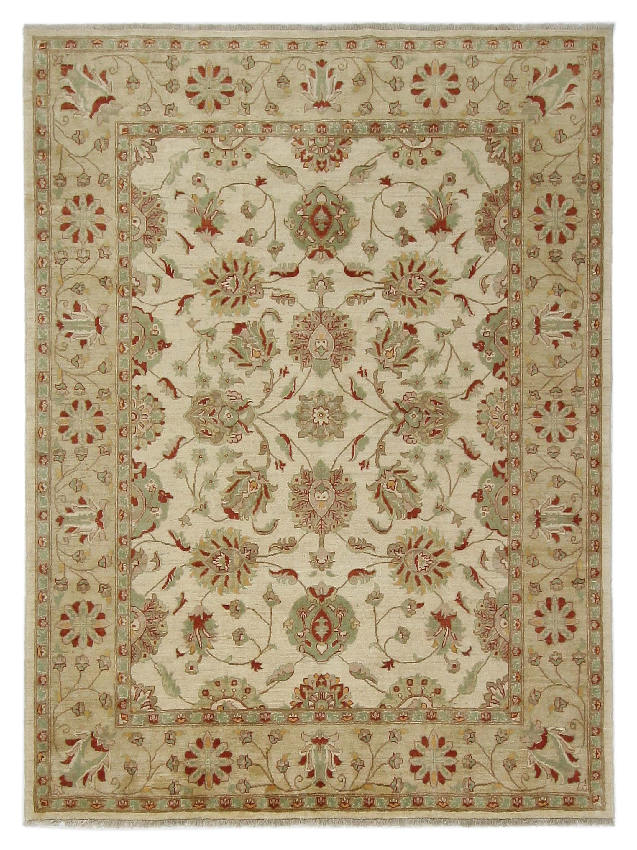 Ziegler Hand Knotted Ivory 8x10