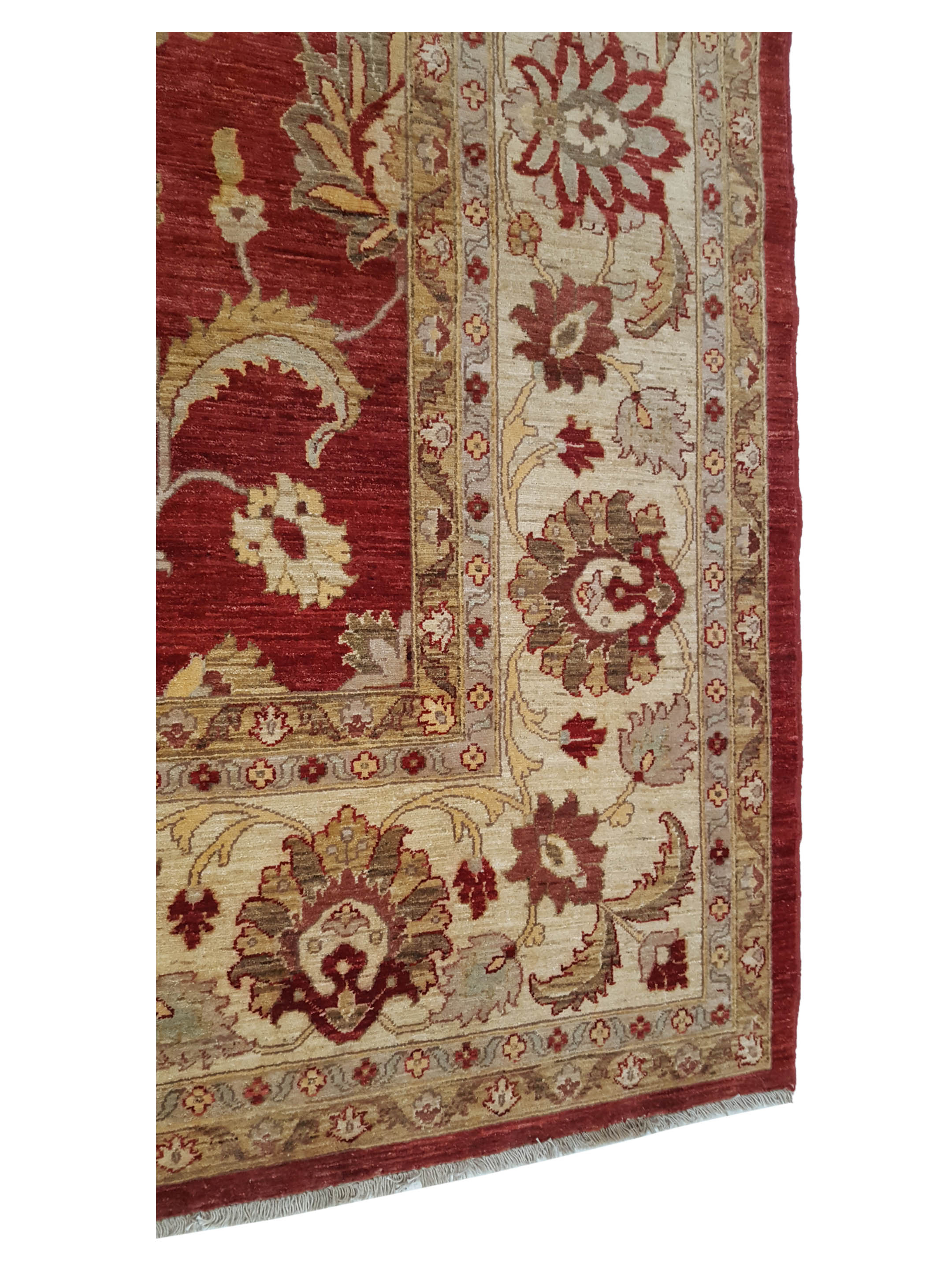 Sultanabad Hand Knotted Red 12x18 - Image 4 of 6