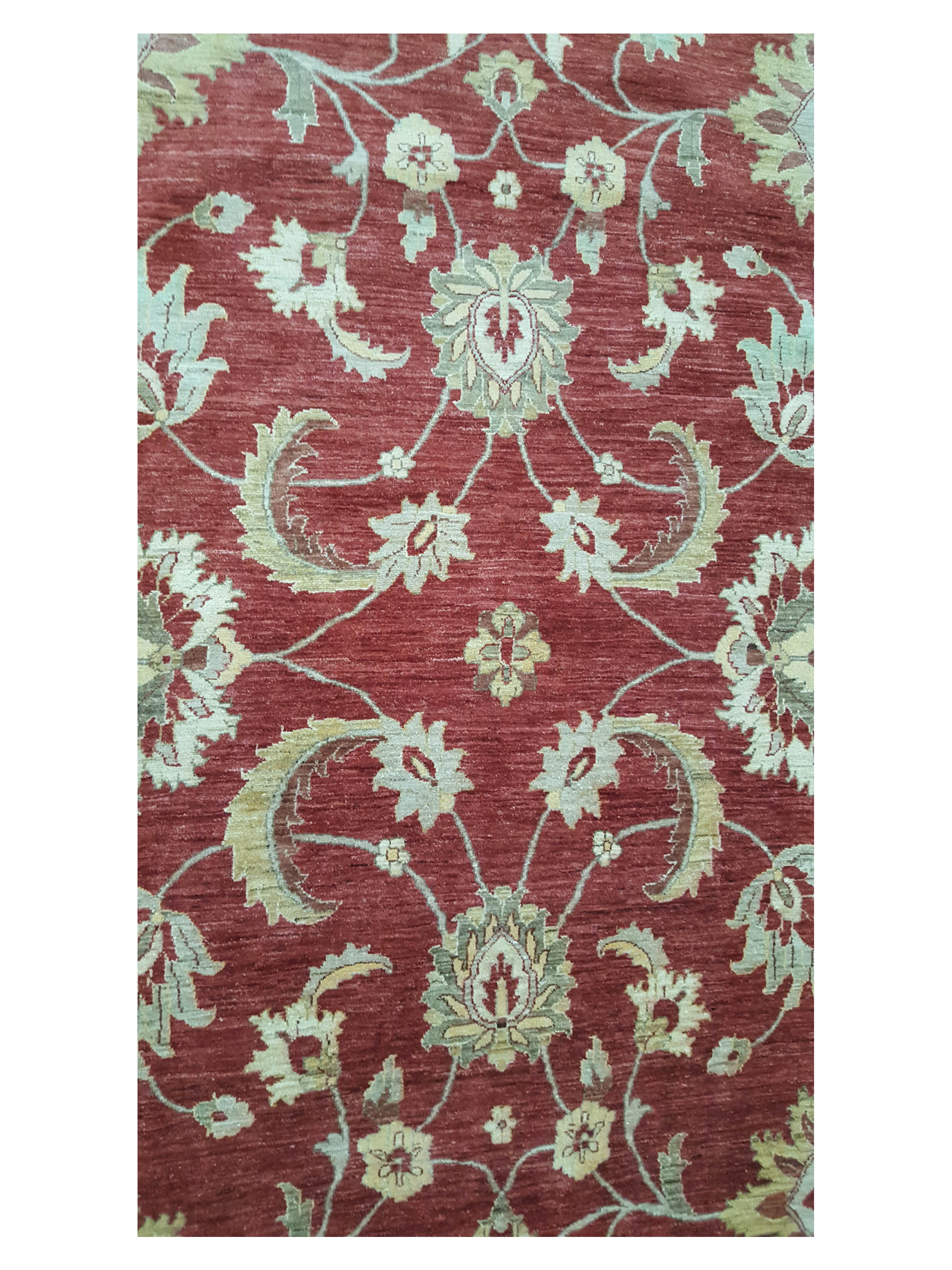 Sultanabad Hand Knotted Red 12x18 - Image 5 of 6