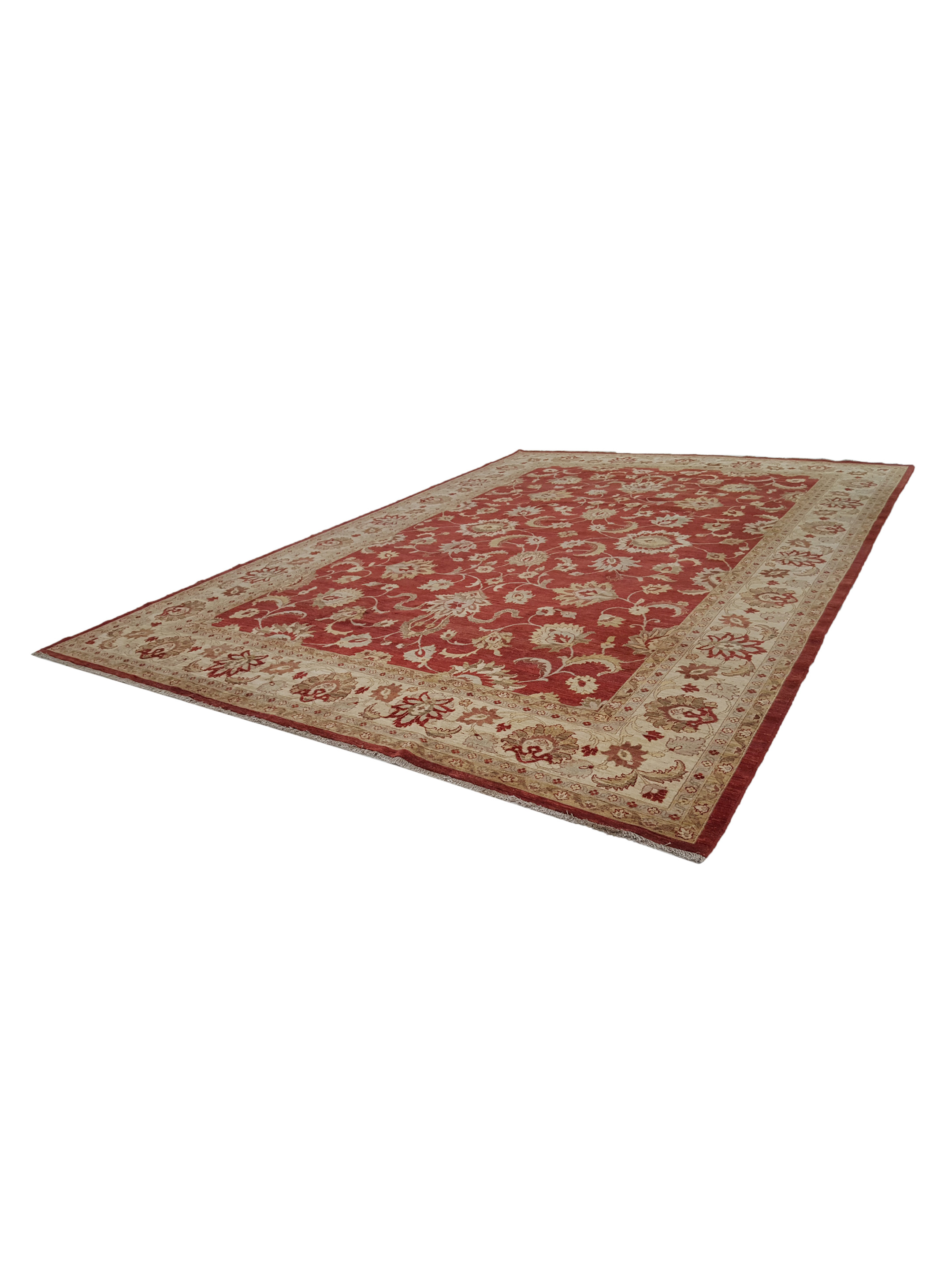 Sultanabad Hand Knotted Red 12x18 - Image 6 of 6