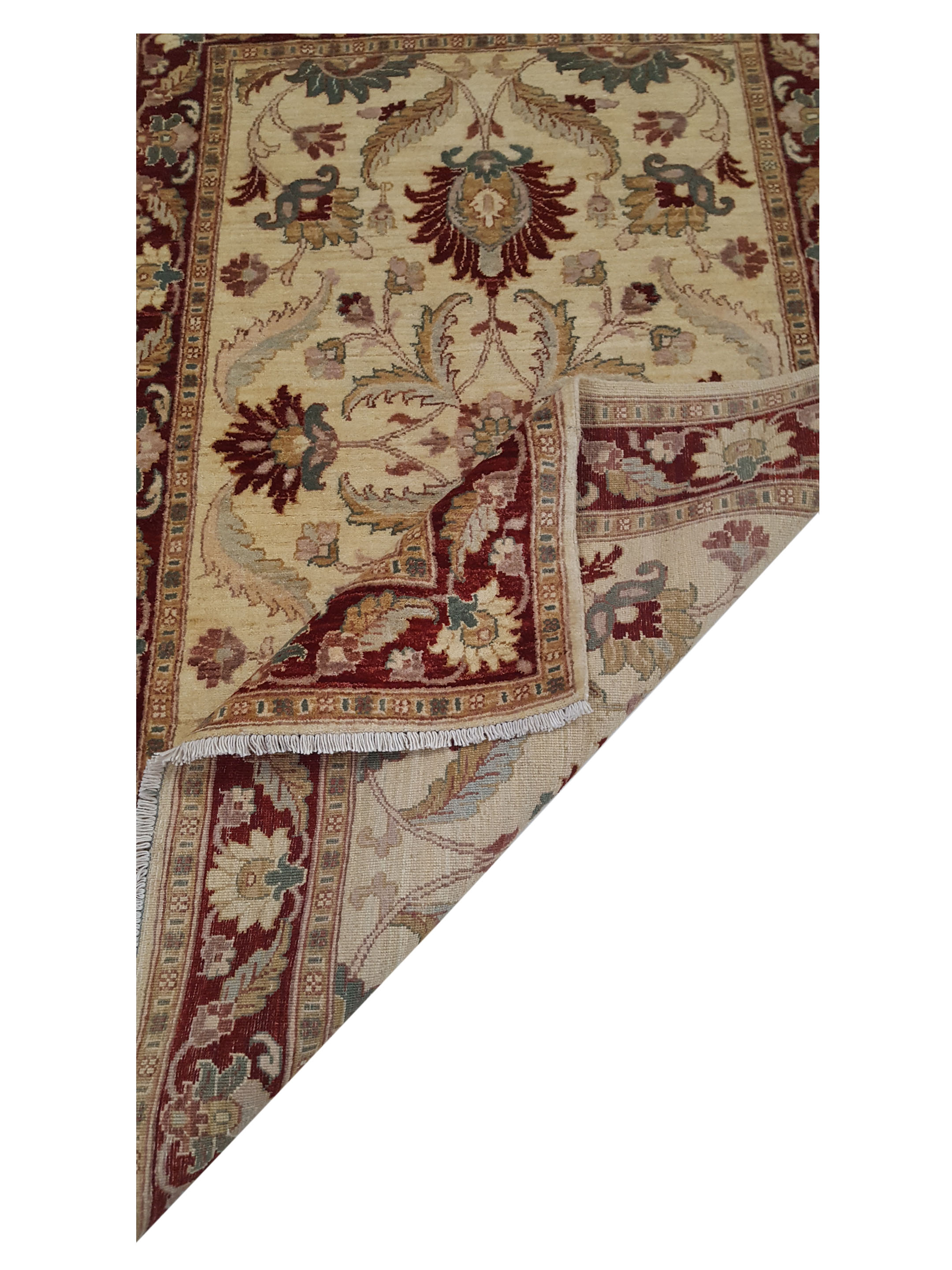 Ziegler Hand Knotted Ivory 4x6 - Image 3 of 6
