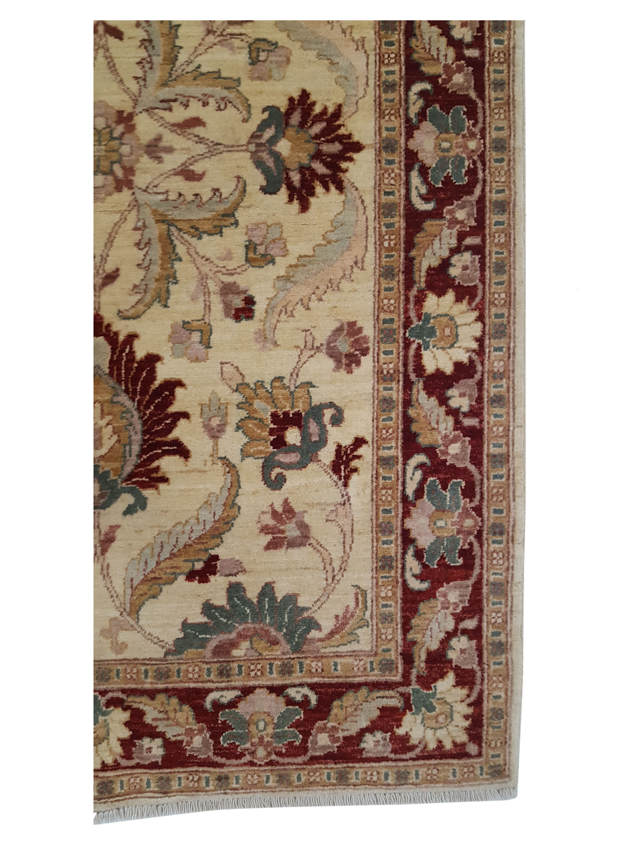 Ziegler Hand Knotted Ivory 4x6 - Image 4 of 6