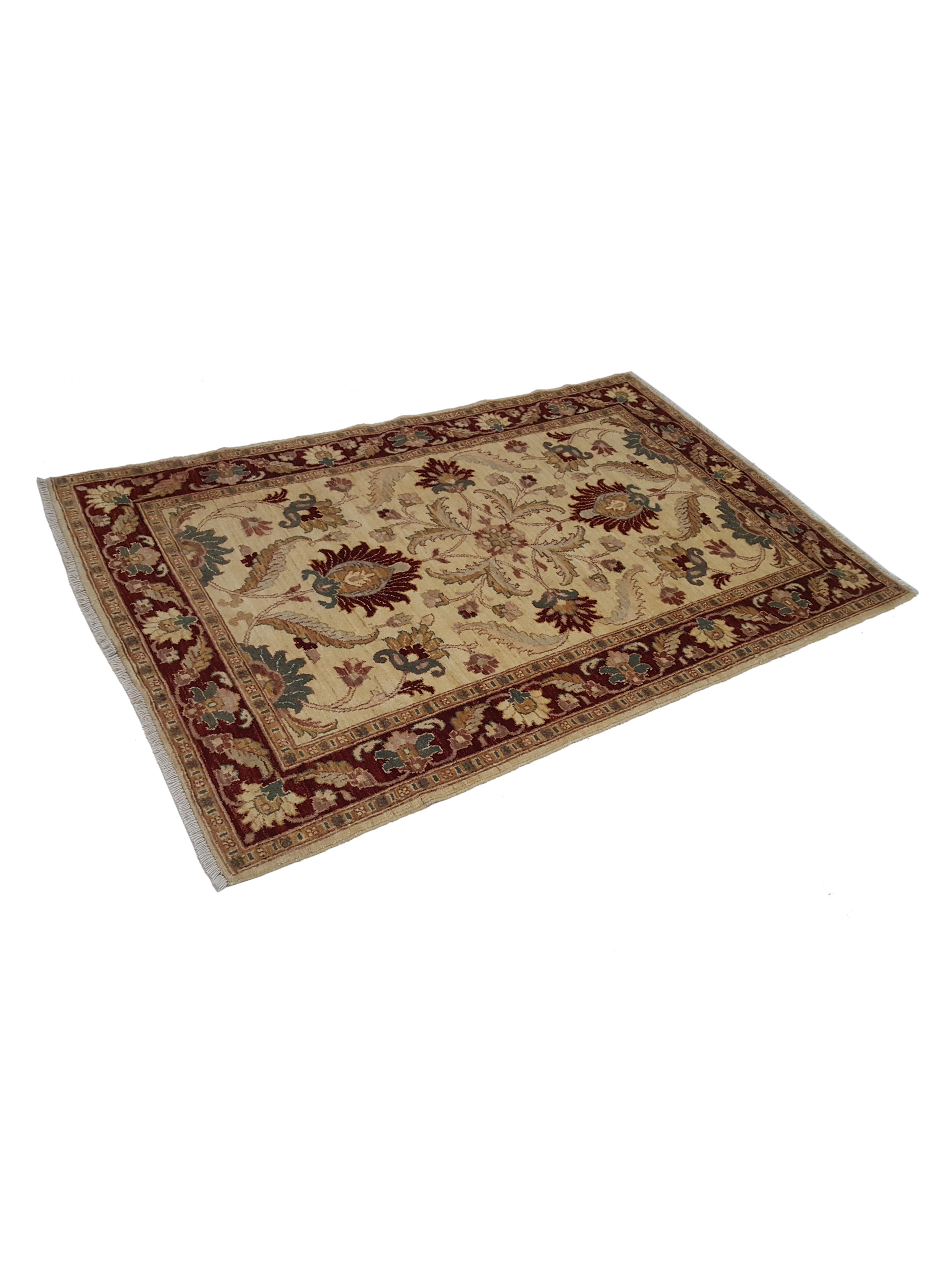 Ziegler Hand Knotted Ivory 4x6 - Image 6 of 6