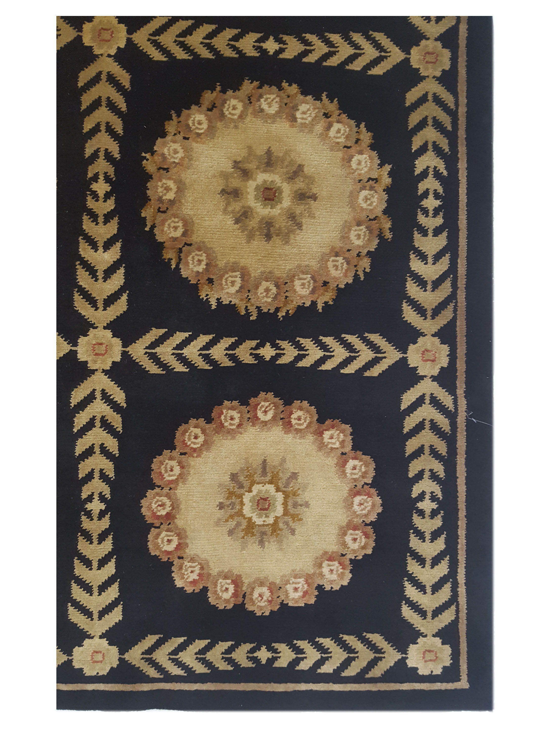 Gouri Ganga Hand Knotted Black 8x10 - Image 3 of 5