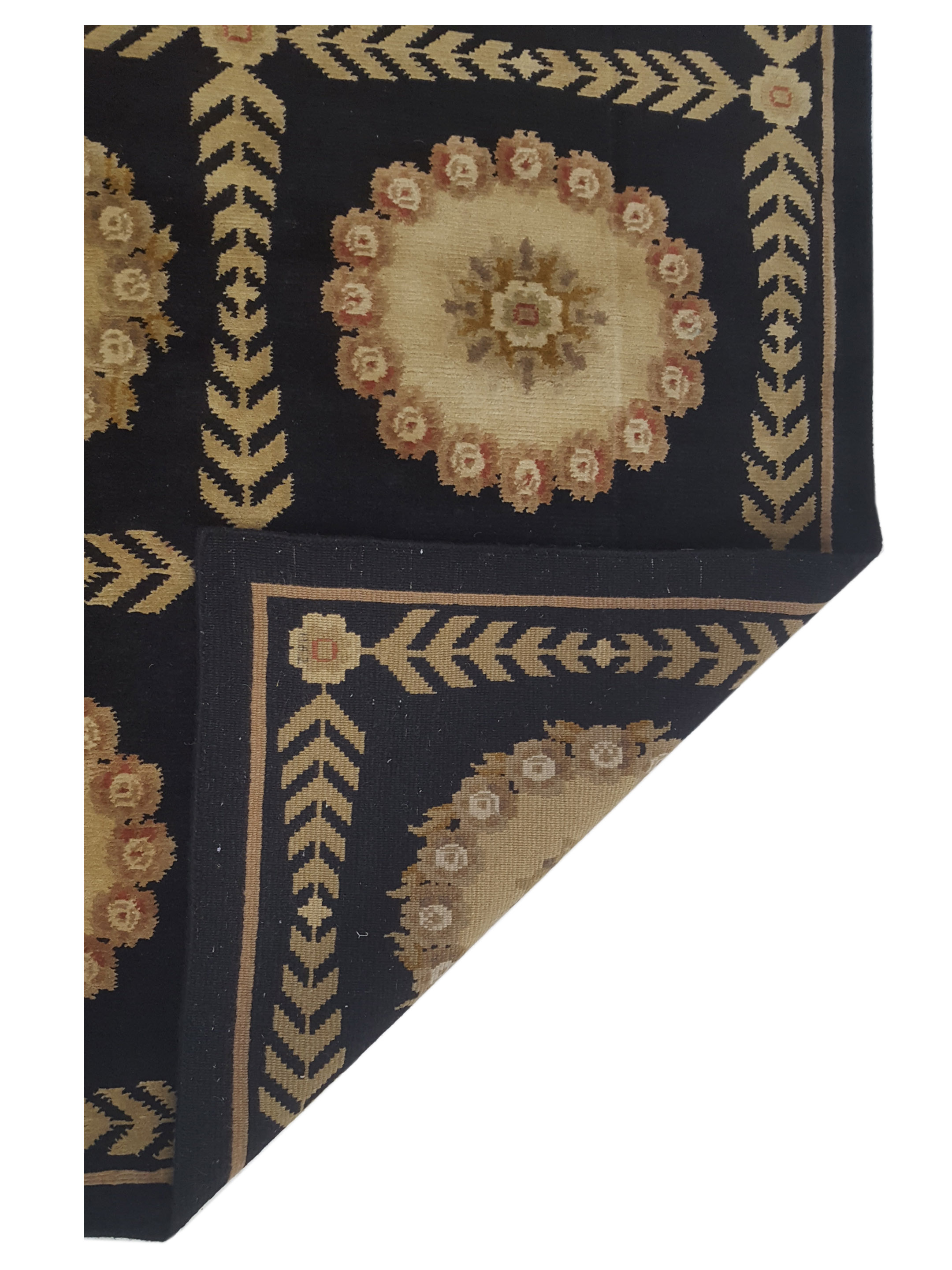 Gouri Ganga Hand Knotted Black 8x10 - Image 5 of 5