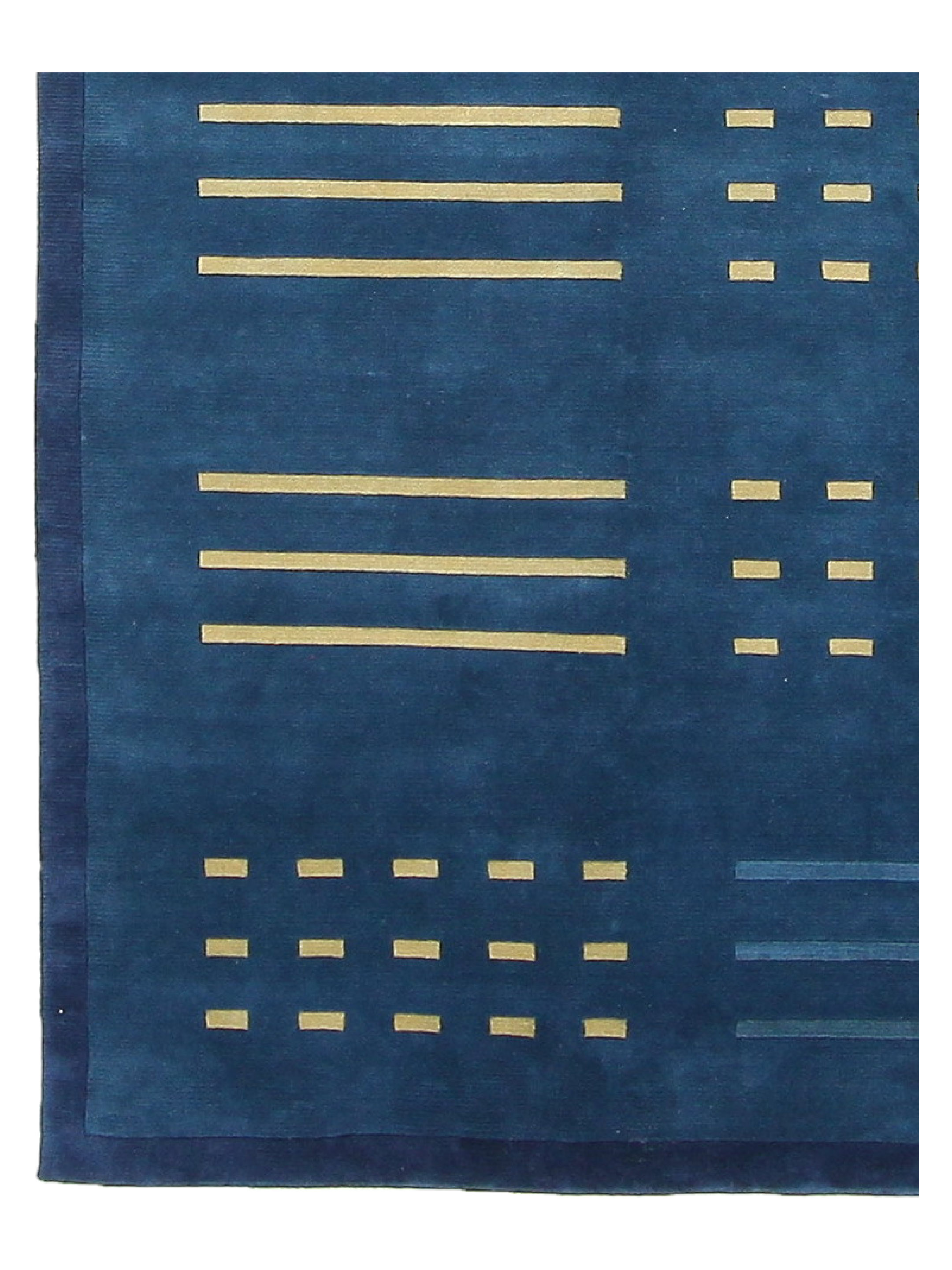 Tranquality Hand Knotted Blue 9x12 - Image 7 of 7