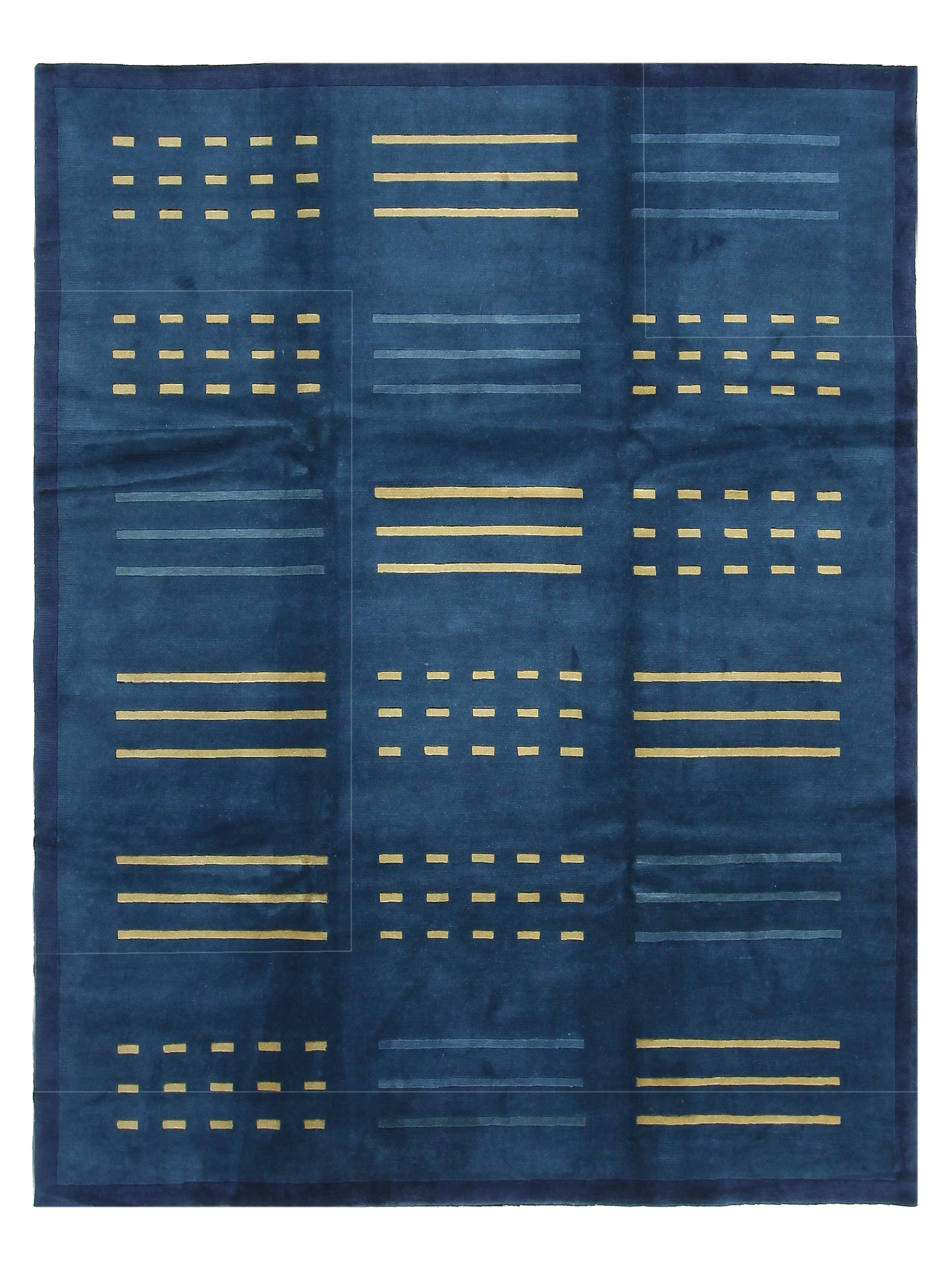 Tranquality Hand Knotted Blue 9x12
