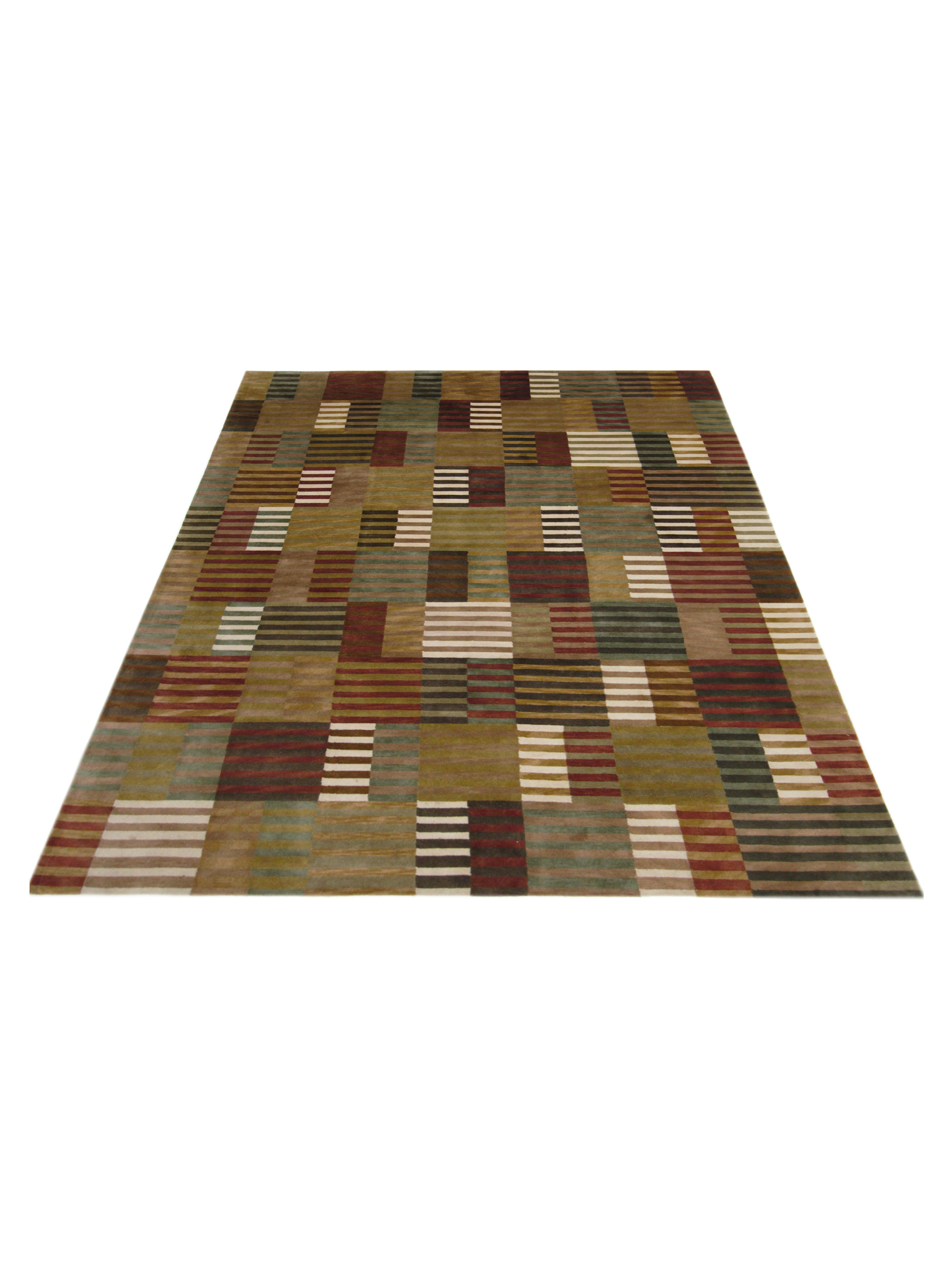 Tranquality Hand Knotted Multi 8x10 - Image 2 of 5