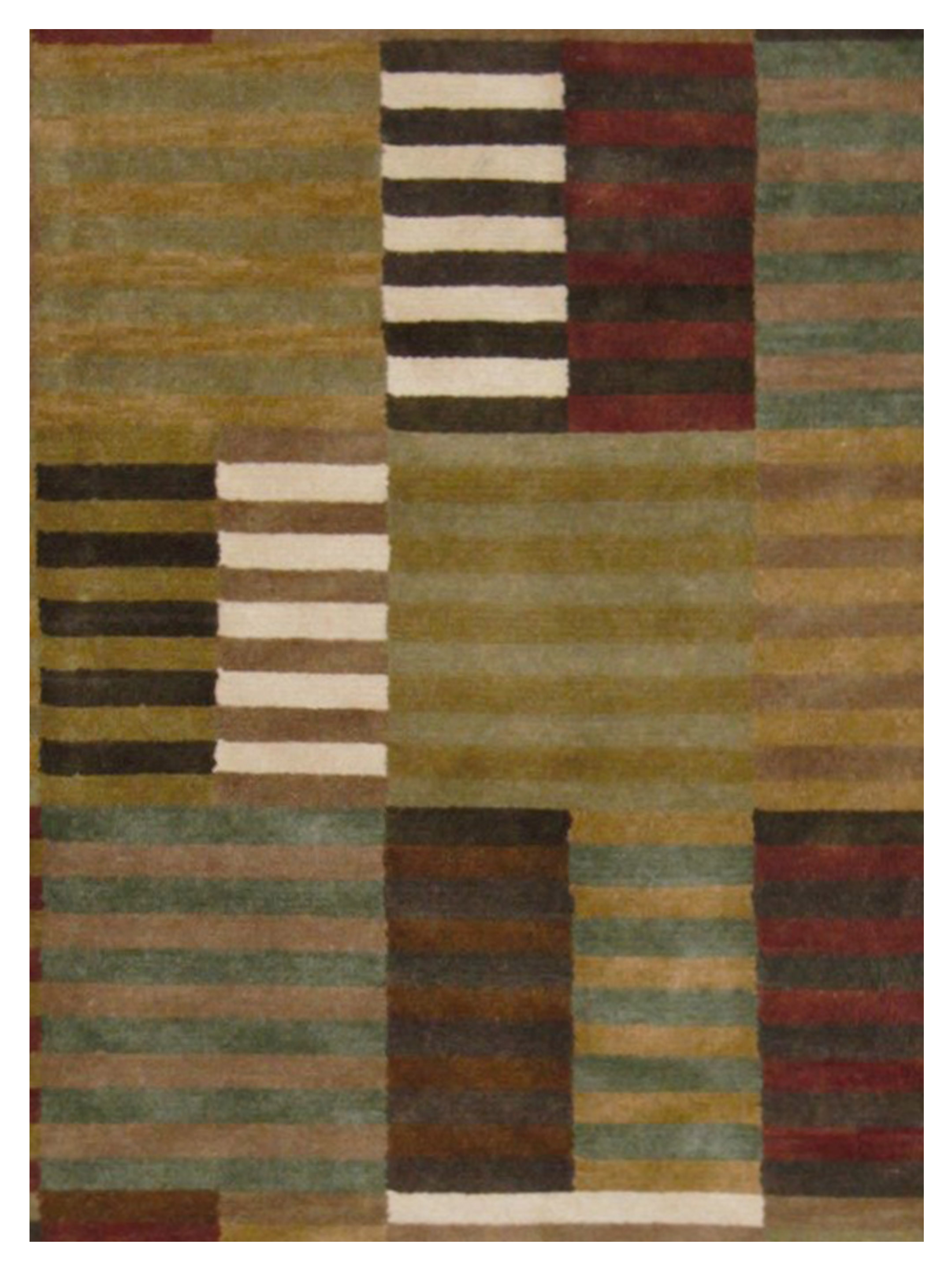 Tranquality Hand Knotted Multi 8x10 - Image 4 of 5