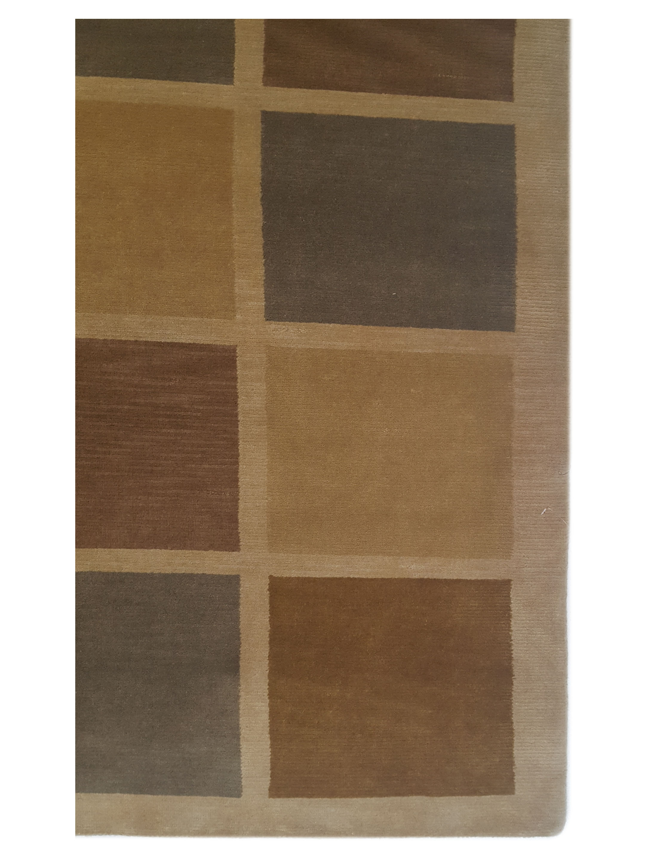Tranquality Hand Knotted Gold 8x10 - Image 3 of 5