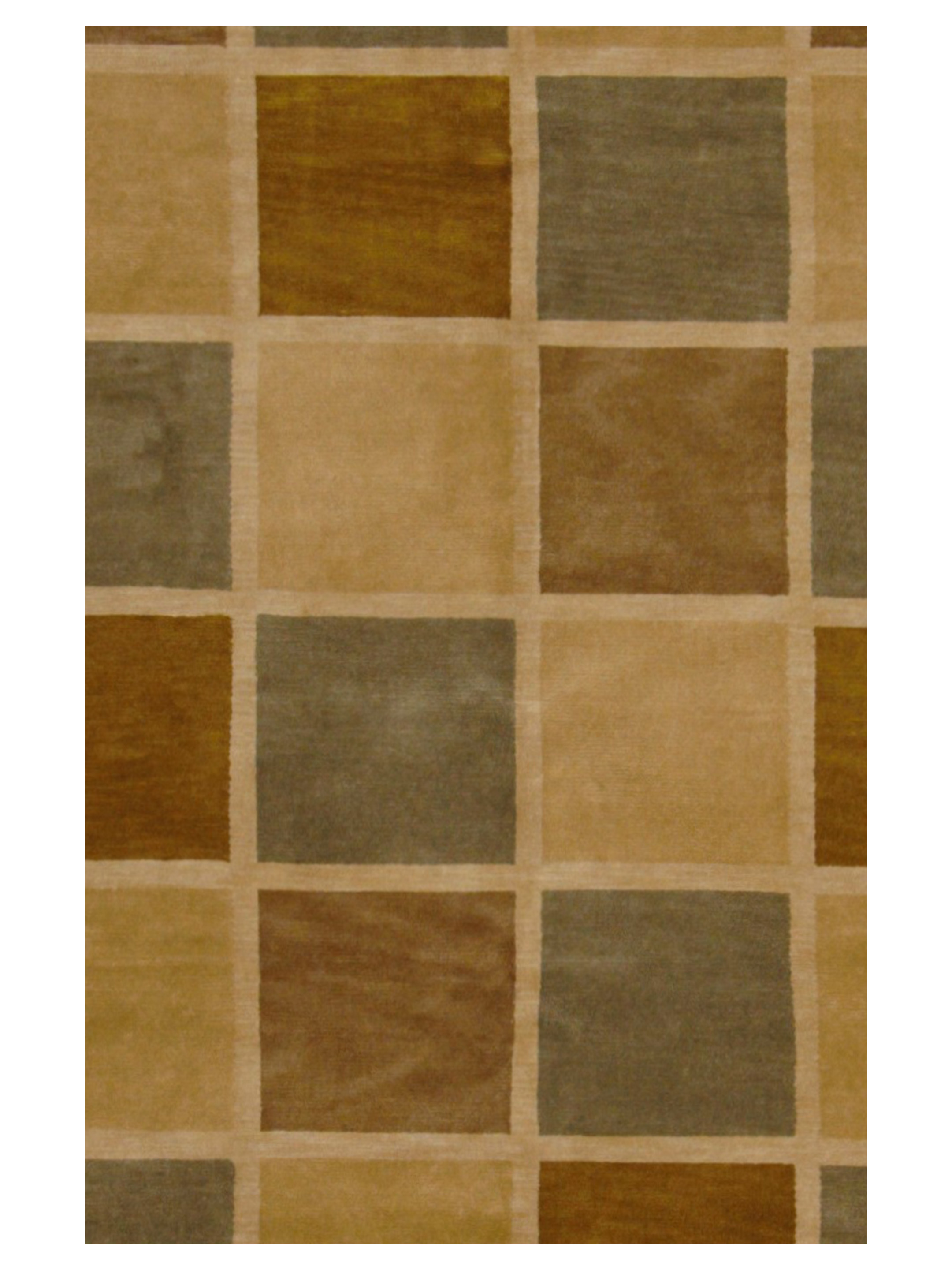 Tranquality Hand Knotted Gold 8x10 - Image 4 of 5