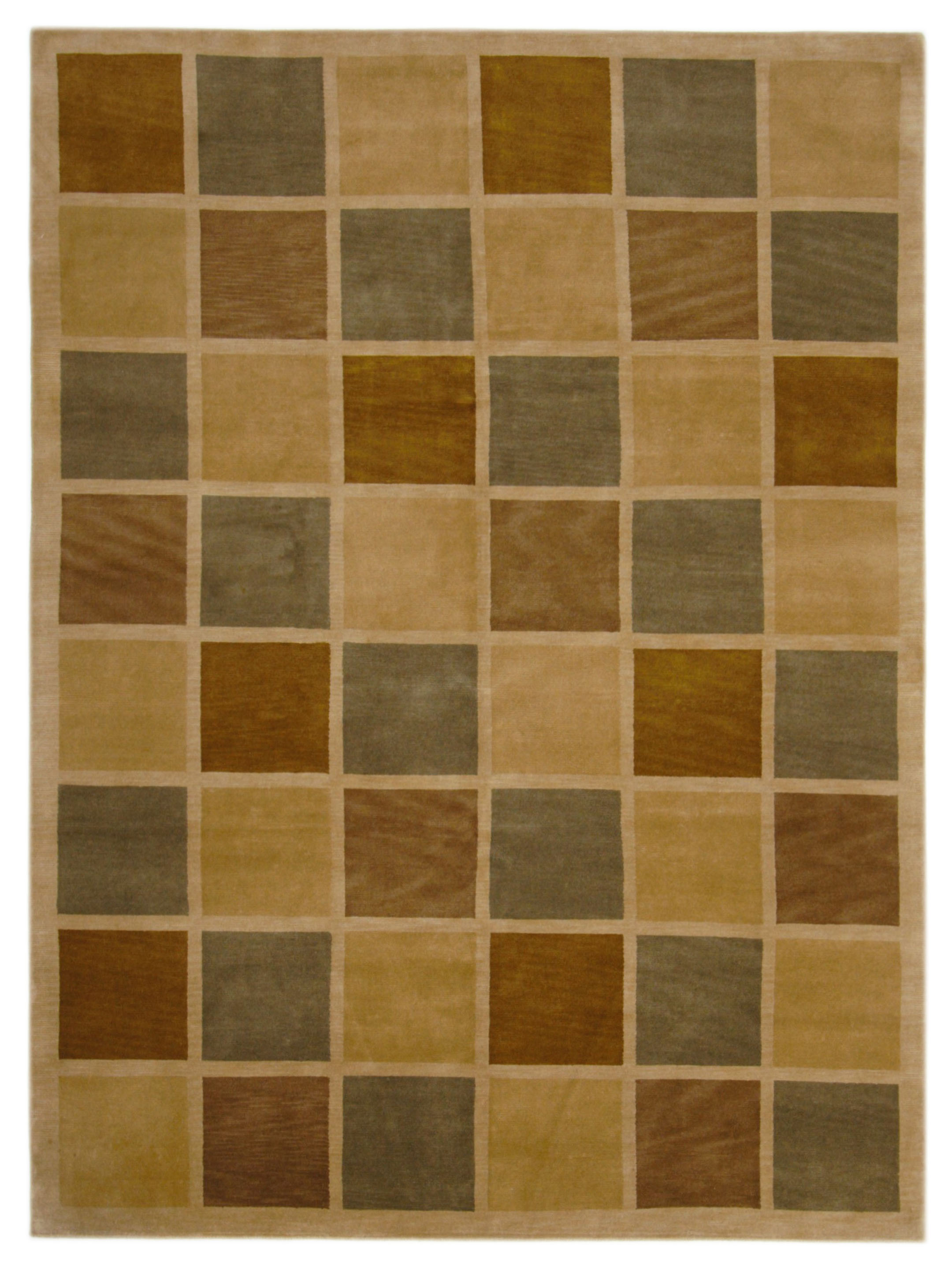 Tranquality Hand Knotted Gold 8x10