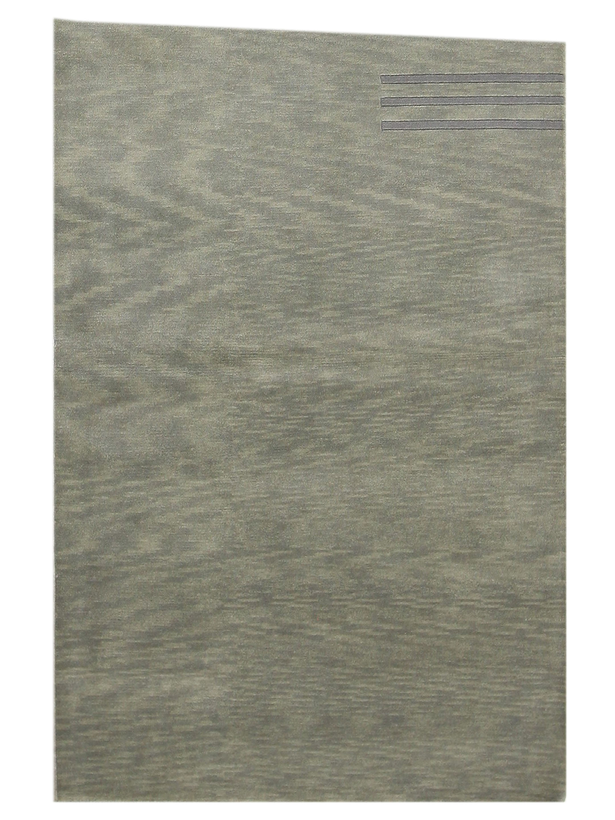 Gouri Ganga Hand Knotted Ivory 6x9 - Image 5 of 6