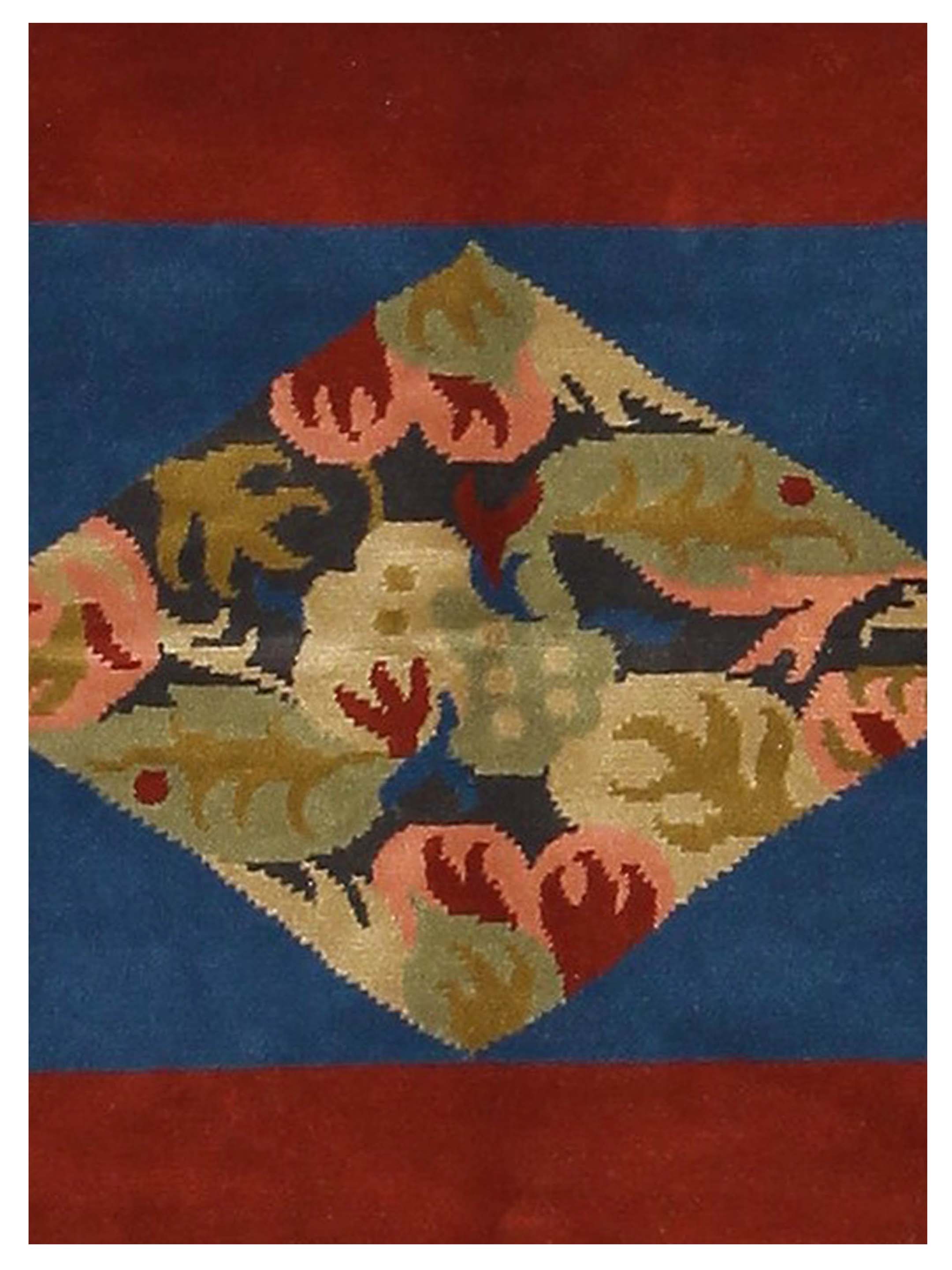 Gouri Ganga Hand Knotted Red 6x9 - Image 4 of 6