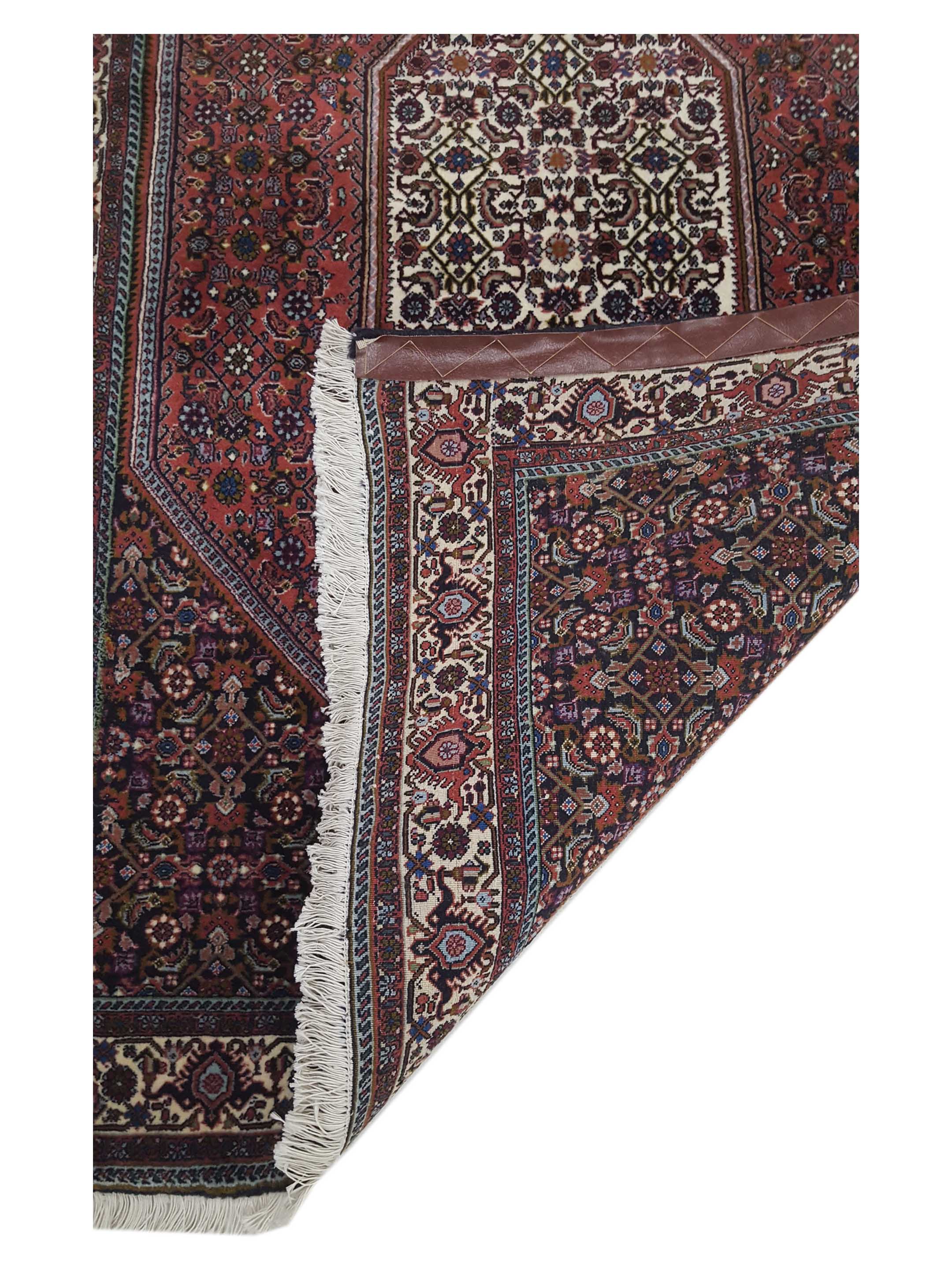 Bijar Hand Knotted Burgundy 4x6 - Image 3 of 6