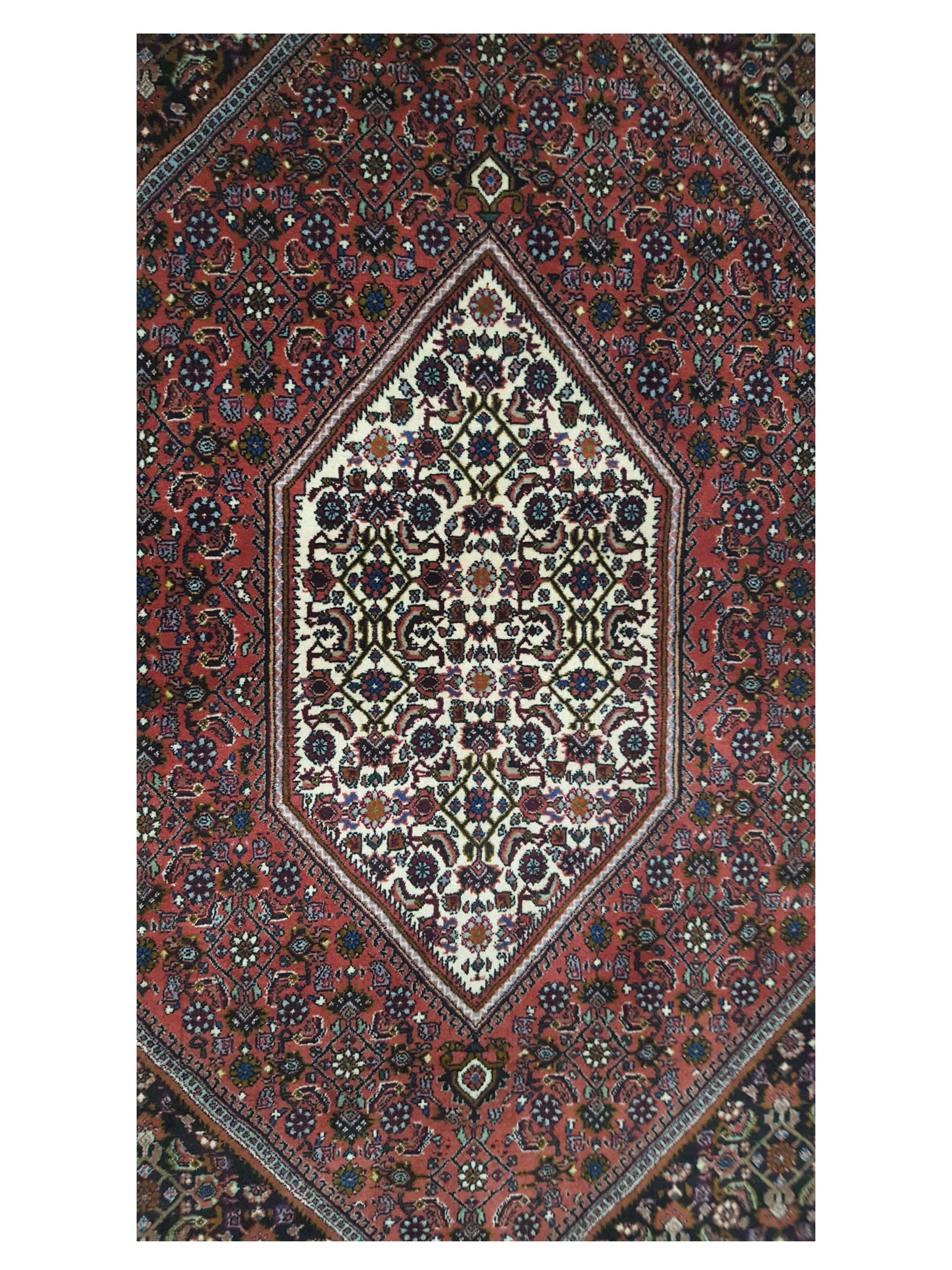 Bijar Hand Knotted Burgundy 4x6 - Image 5 of 6