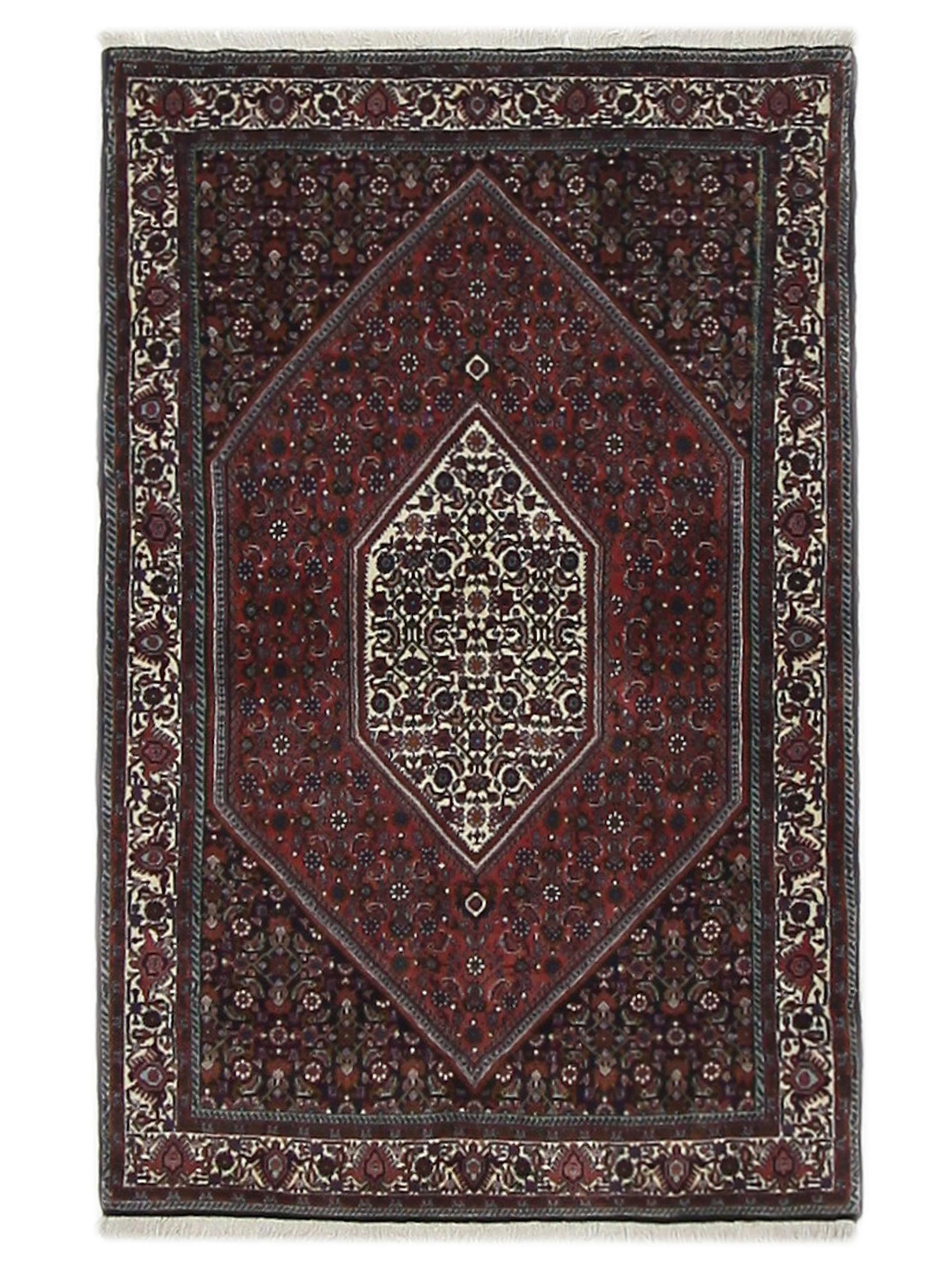 Bijar Hand Knotted Burgundy 4x6