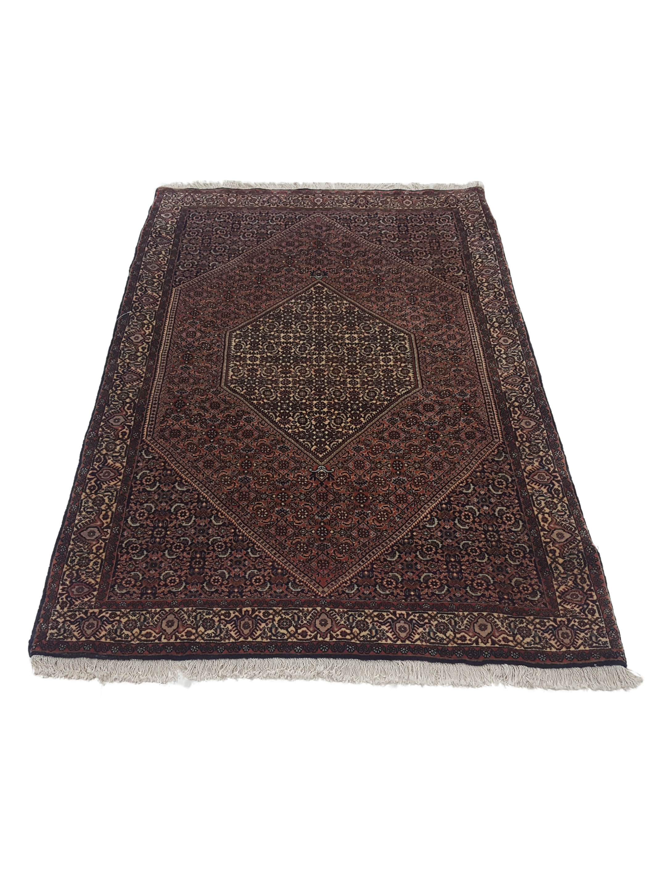 Bijar Hand Knotted Ivory 4x6 - Image 2 of 6