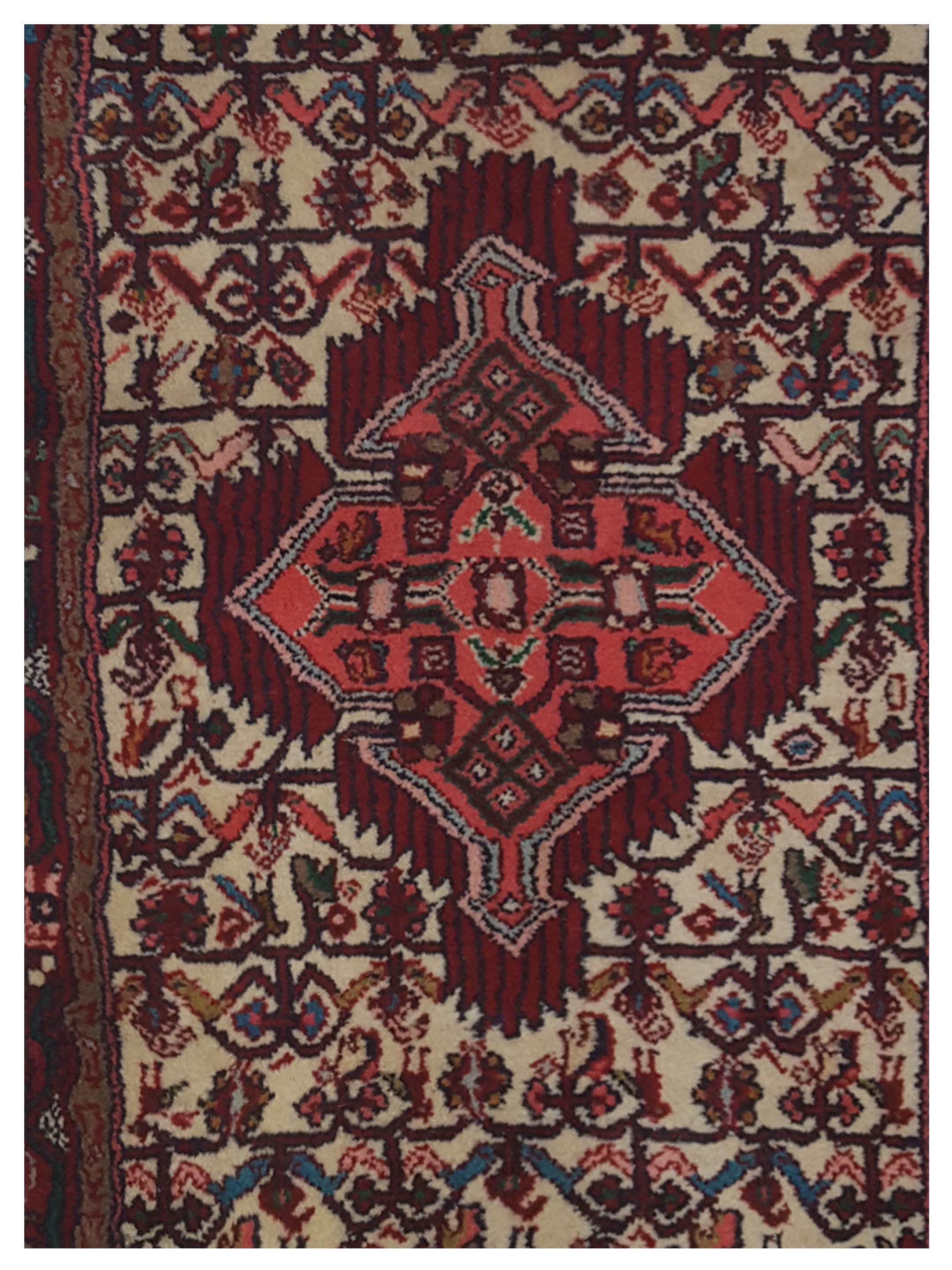 Persian Hand Knotted Ivory 2.6x4 - Image 3 of 5