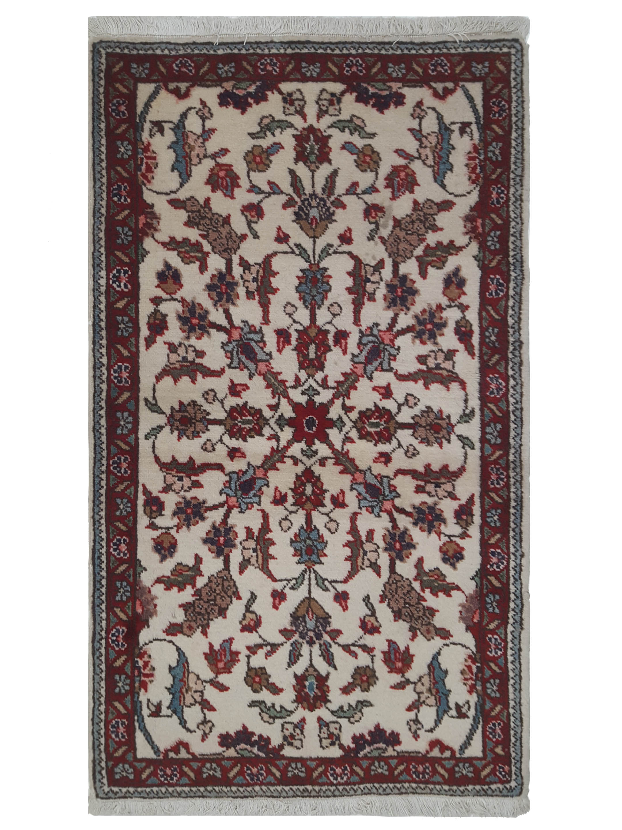 Persian Hand Knotted Ivory 2.6x4