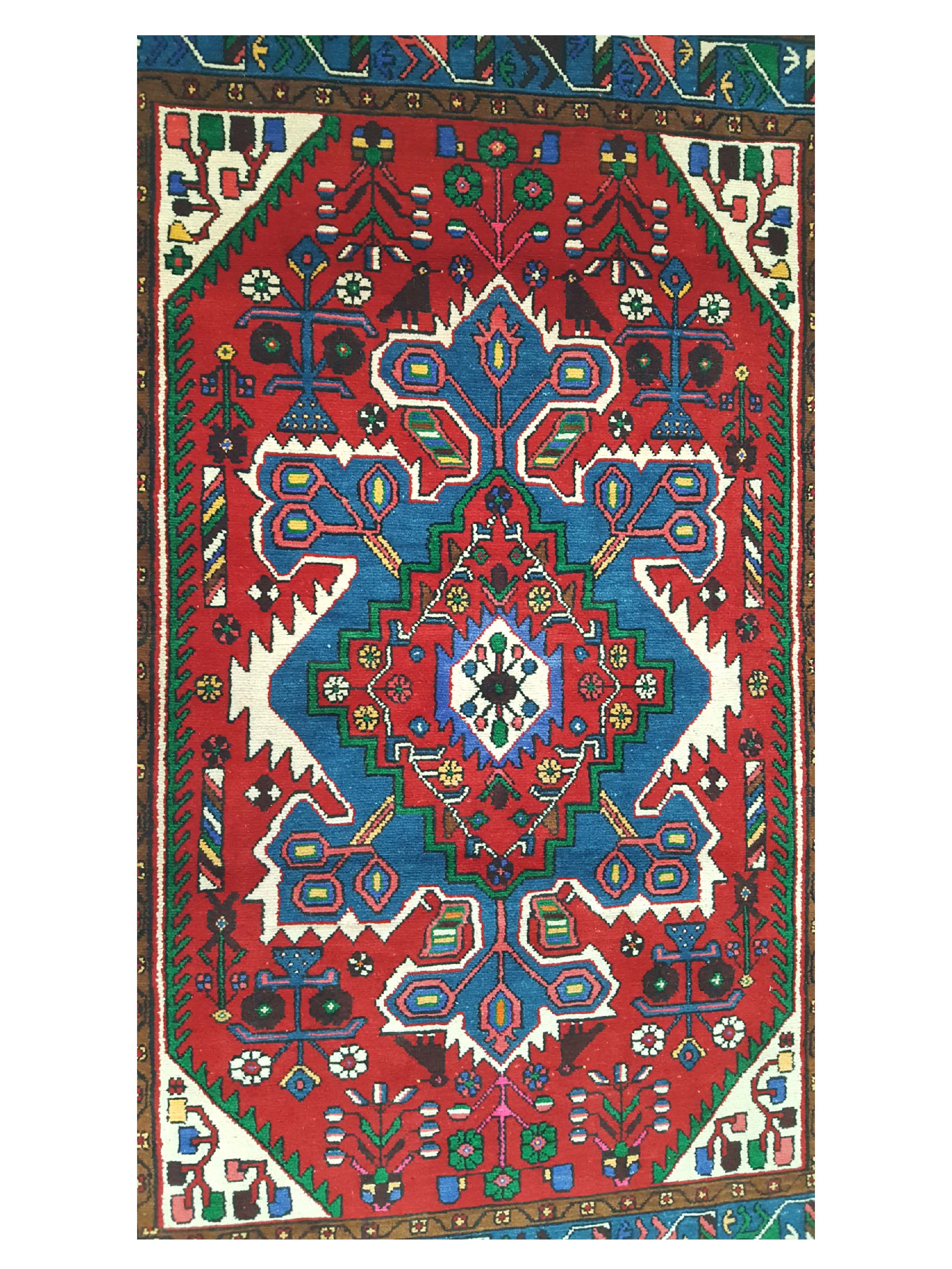 Persian Semi Antique Red 5x7 - Image 5 of 6