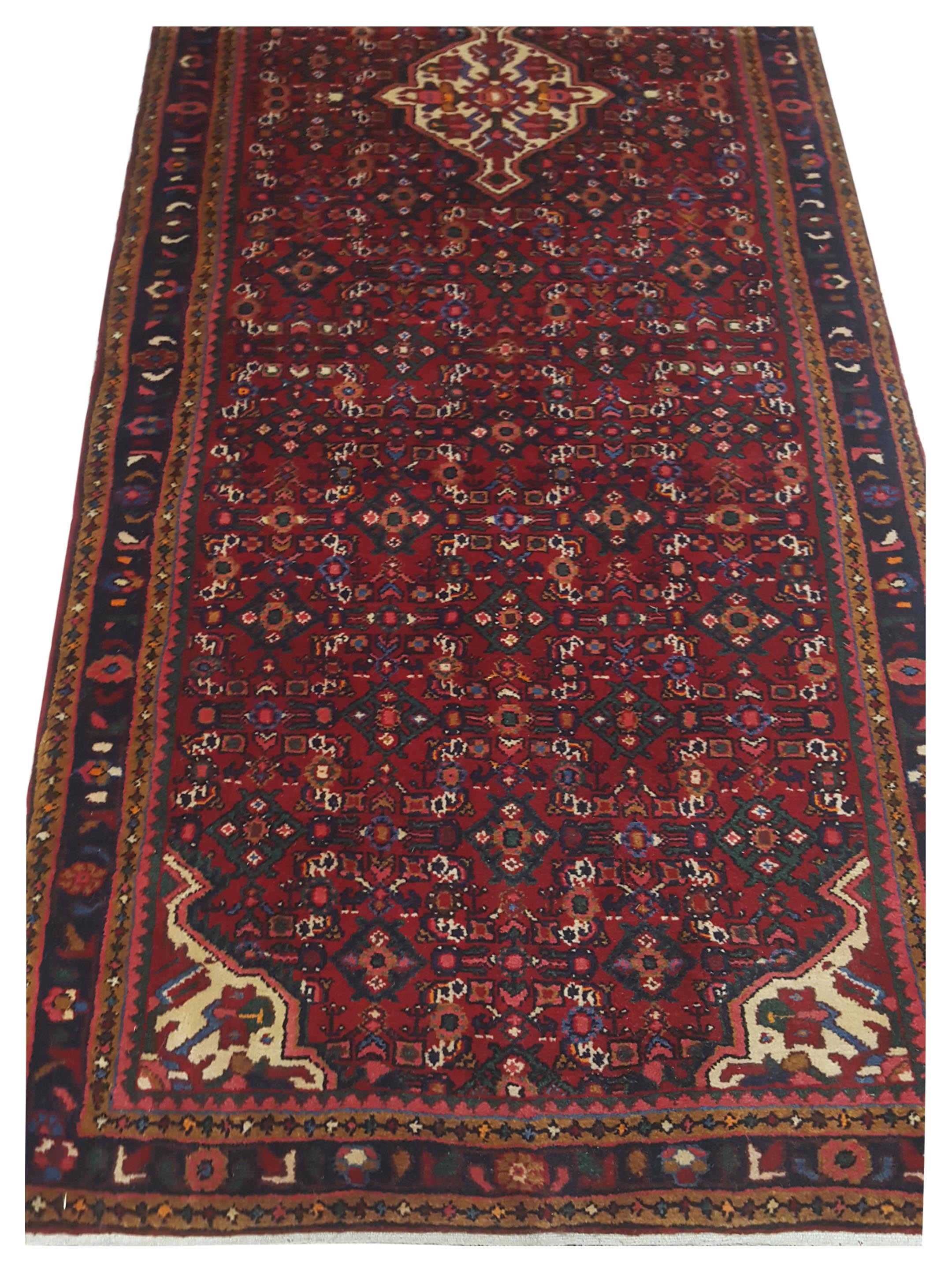 Persian Semi Antique Red 4x10 - Image 2 of 4