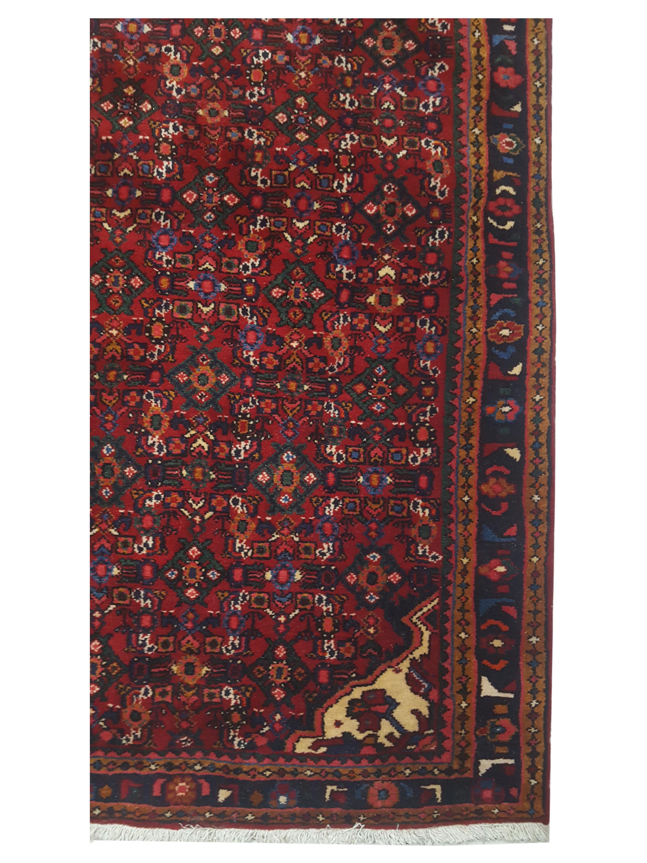 Persian Semi Antique Red 4x10 - Image 4 of 4