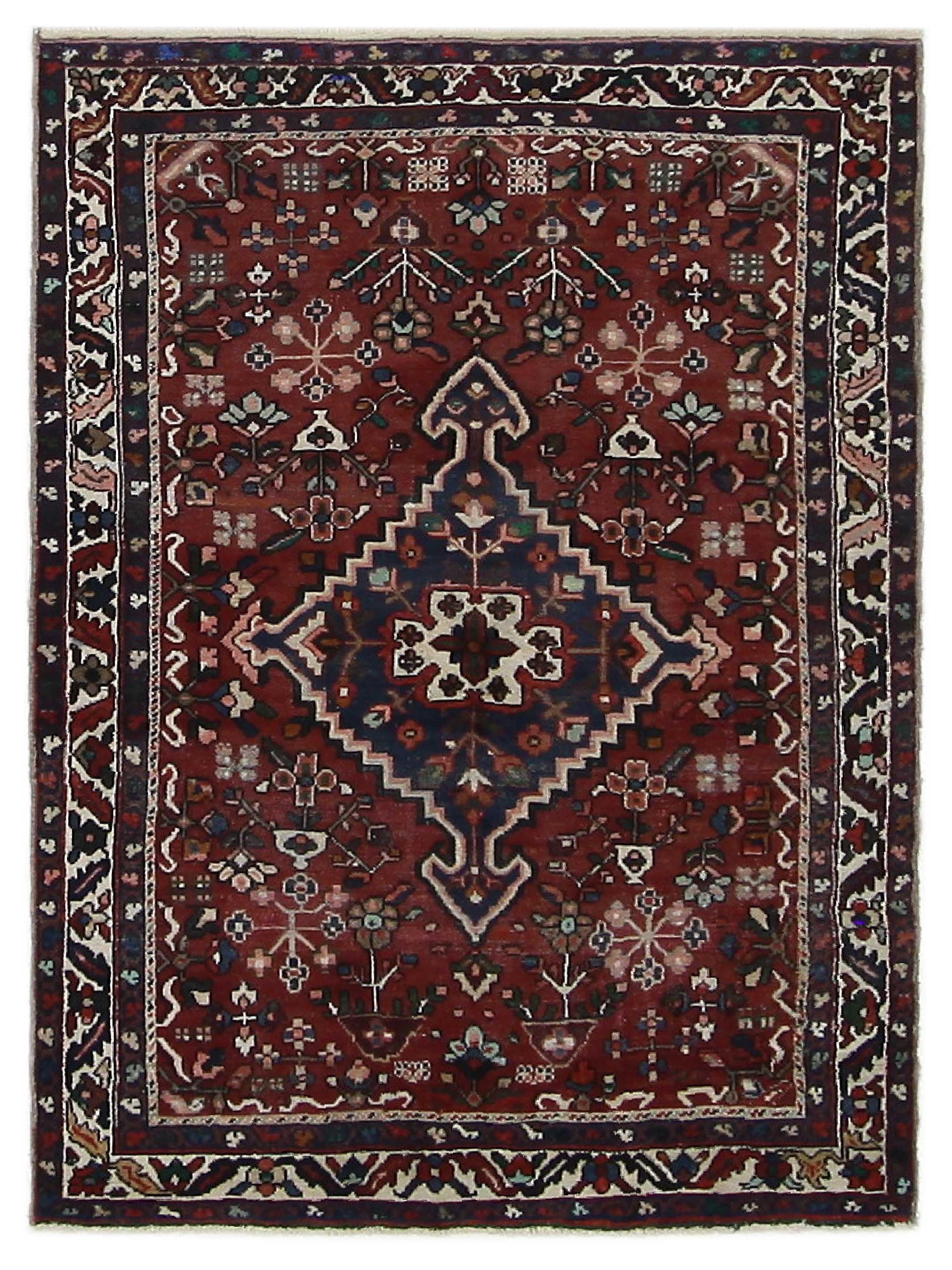 Antique Bakhtiyari Burgundy 5x6