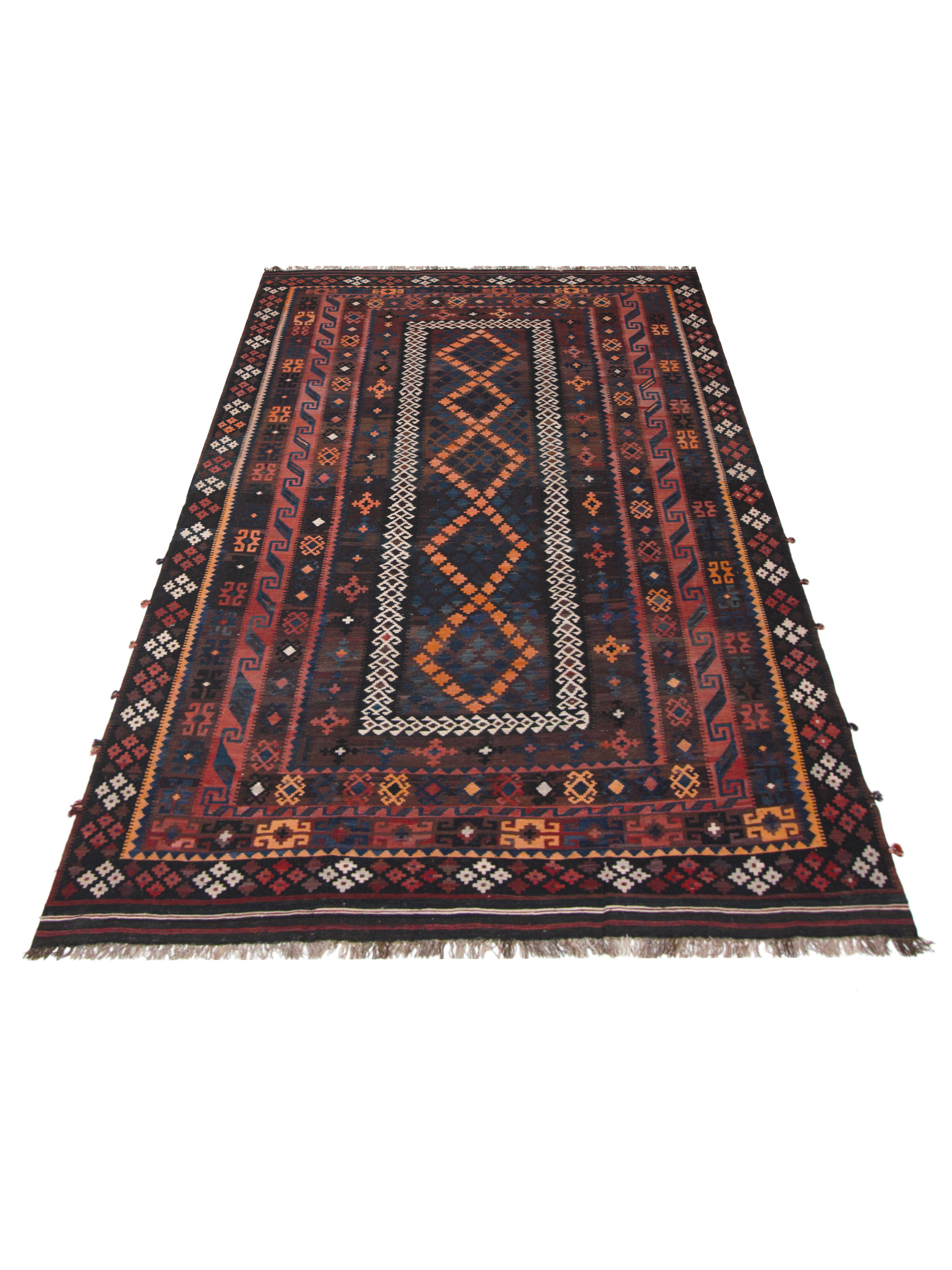 Kilim Hand Woven Multi 8x12 - Image 2 of 5
