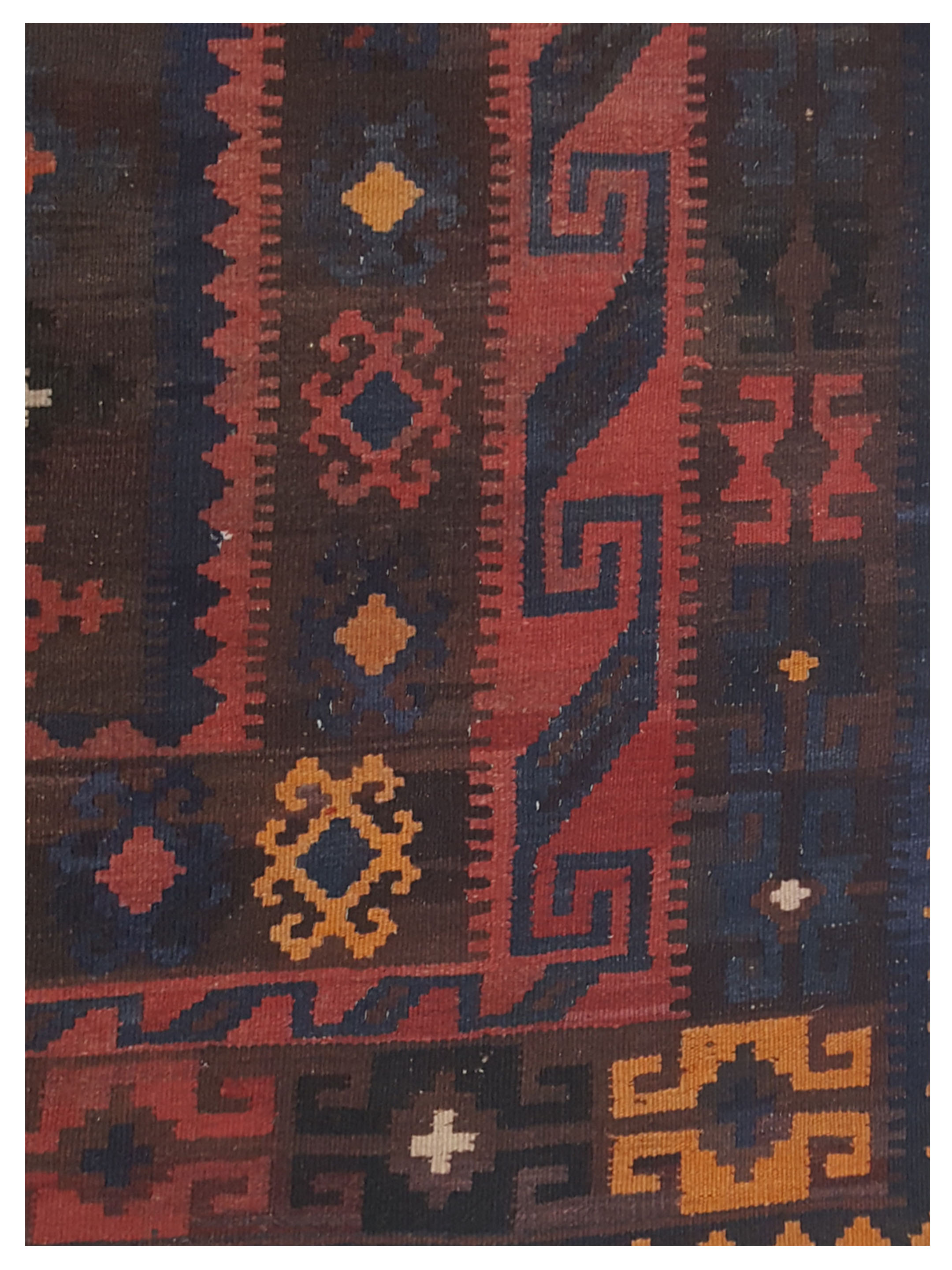 Kilim Hand Woven Multi 8x12 - Image 3 of 5