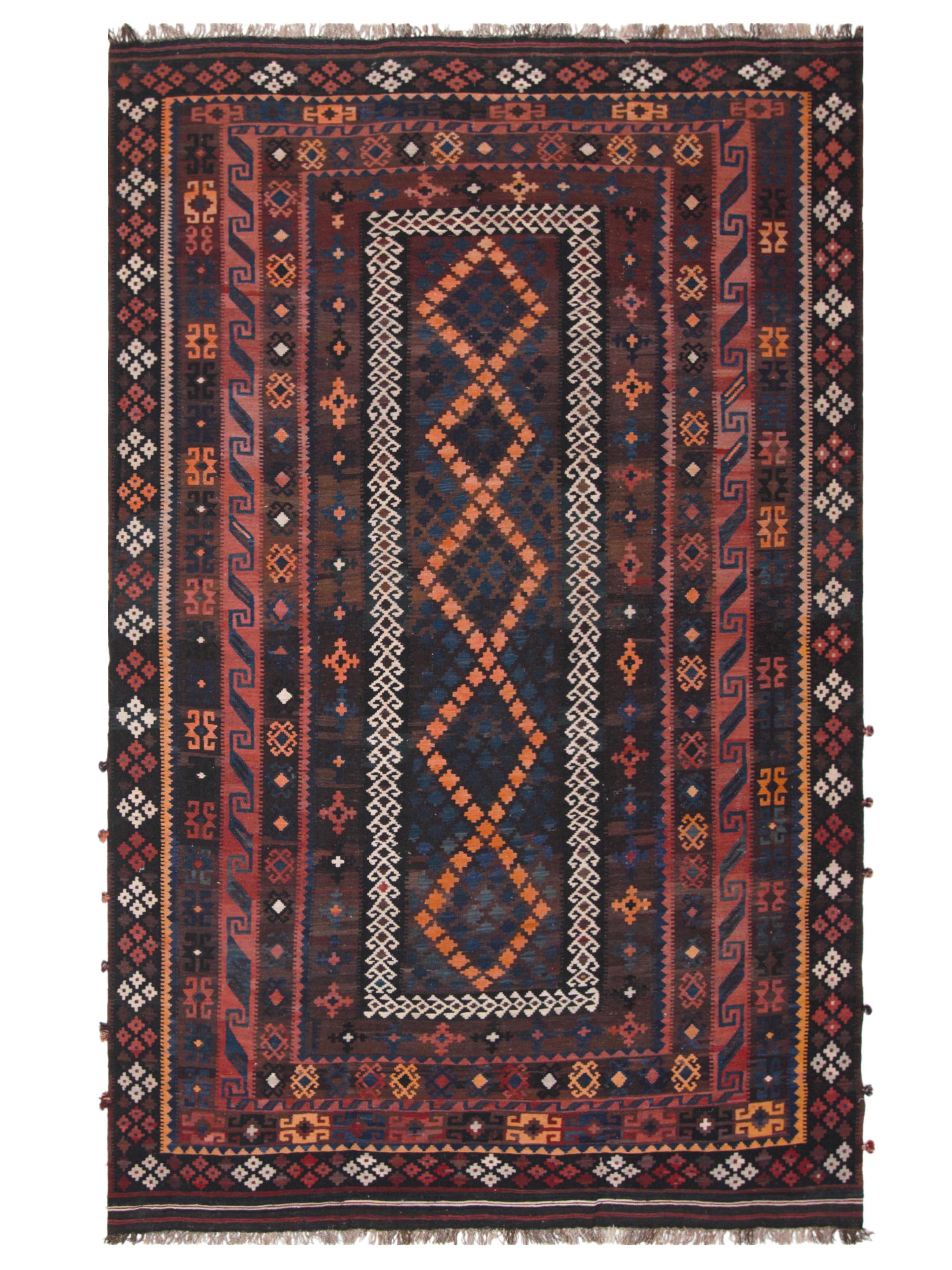 Kilim Hand Woven Multi 8x12