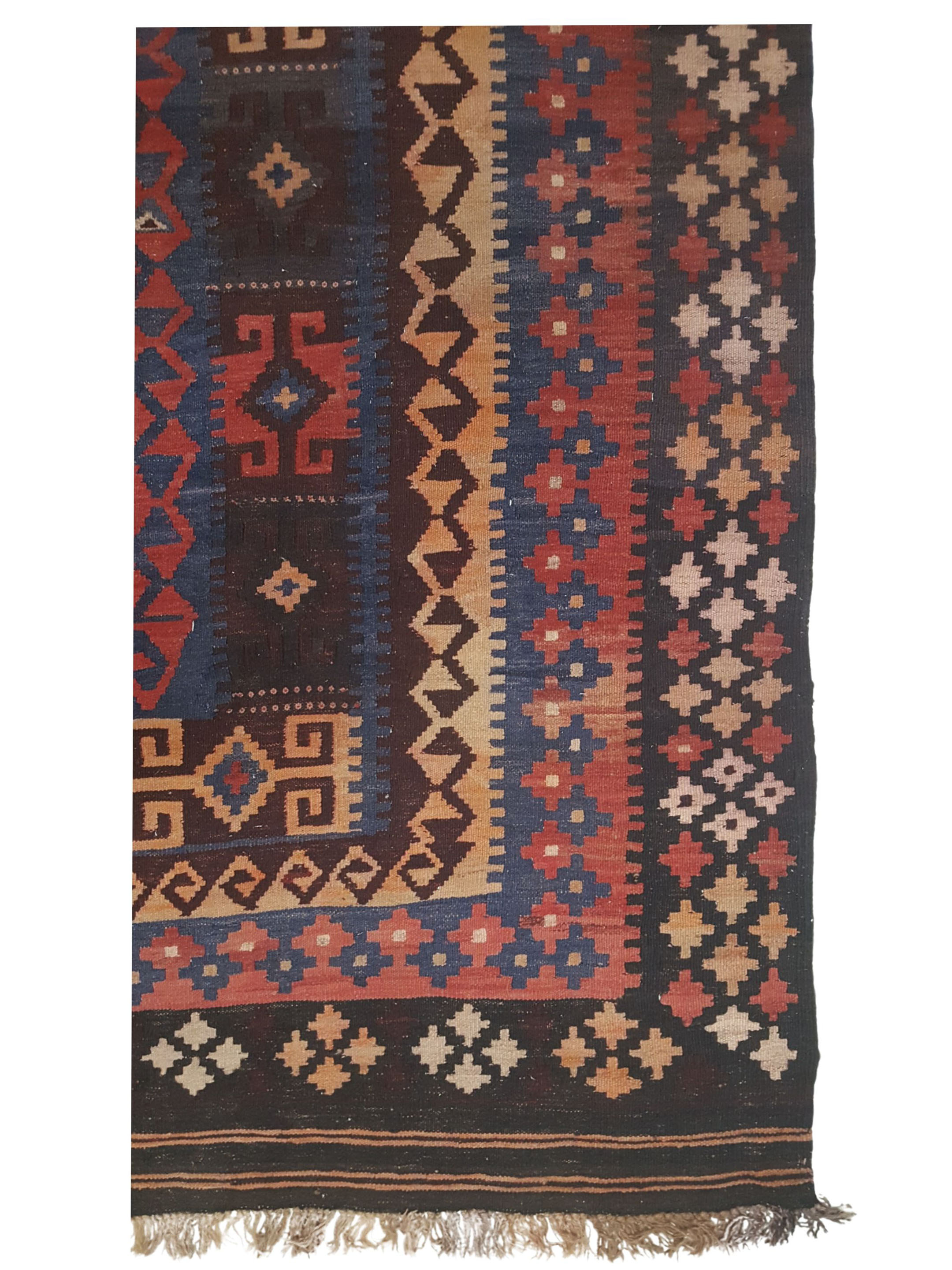 Afghan Hand Knotted Multi 9x15 - Image 2 of 3